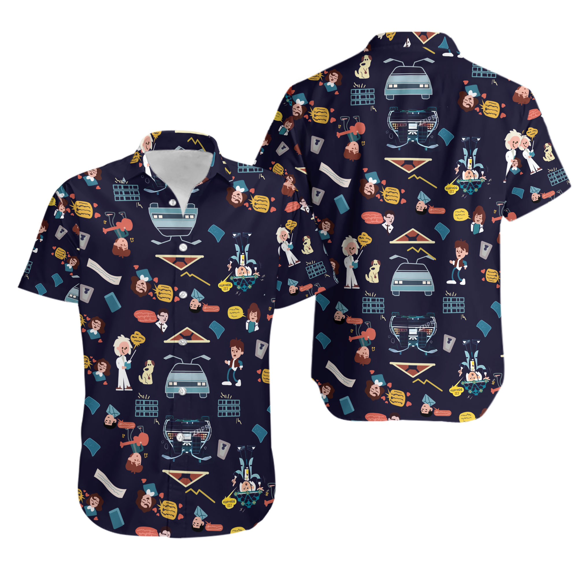 BACK TO THE FUTURE HAWAIIAN SHIRT