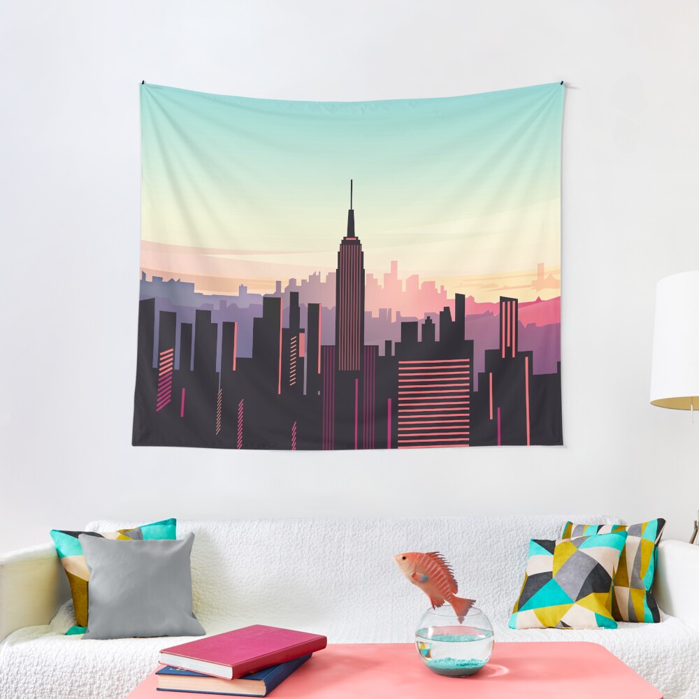 New york sunshine Tapestry