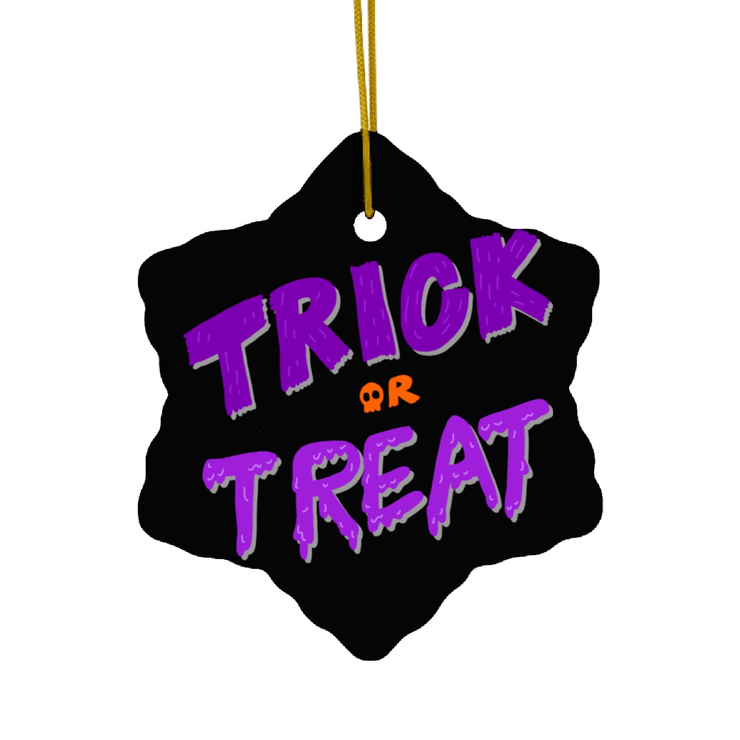 Trick Or Treat Ceramic Ornaments