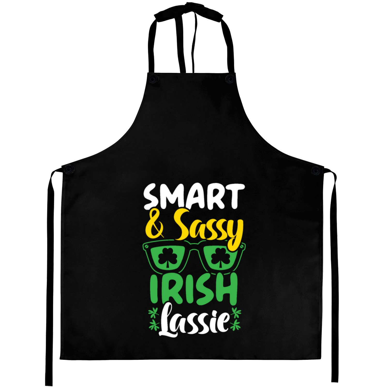 Smart And Sassy Irish Lassie St. Patricks Day Aprons