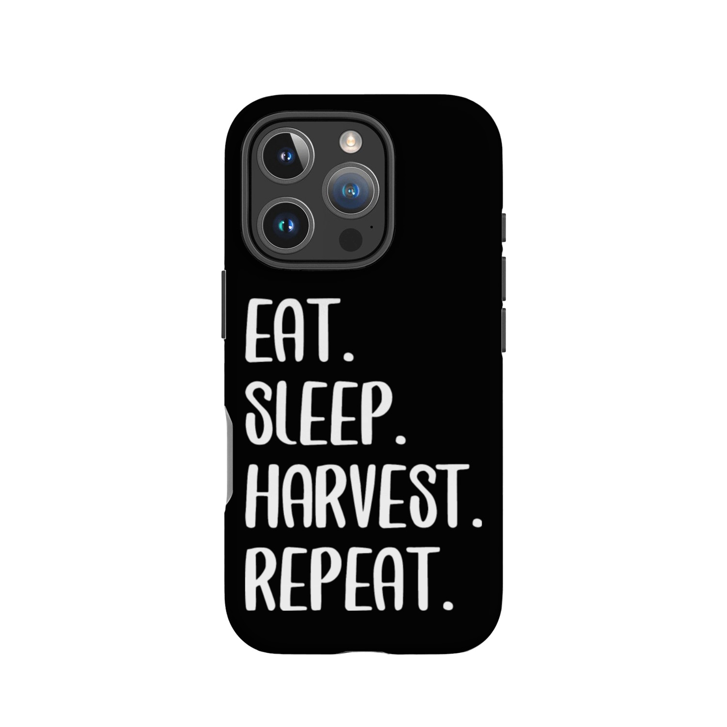 Eat Sleep Harvest Rebeat IPhone Cases