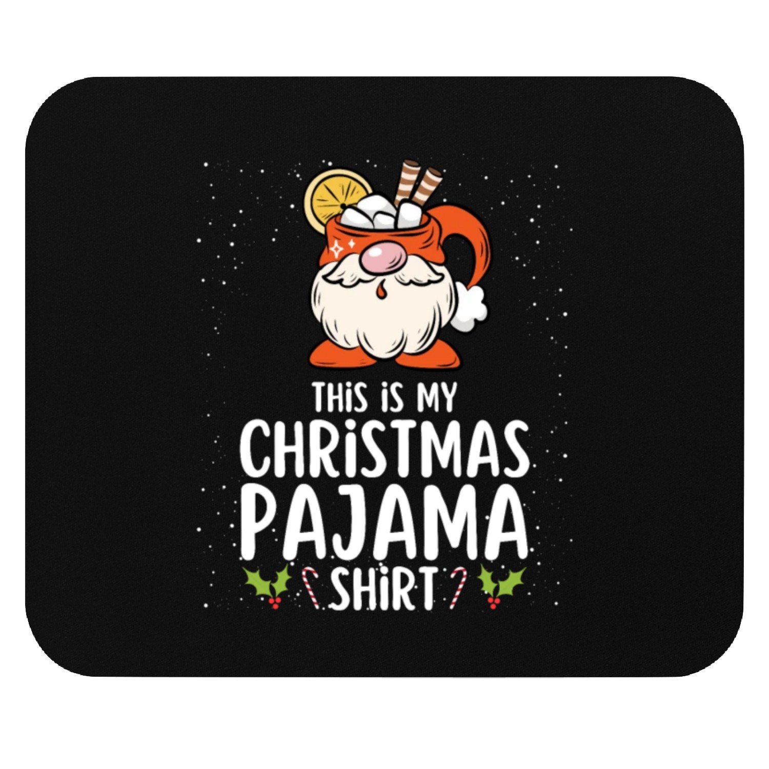 Christmas Pajamas Pajamas Sleep Mouse Pads