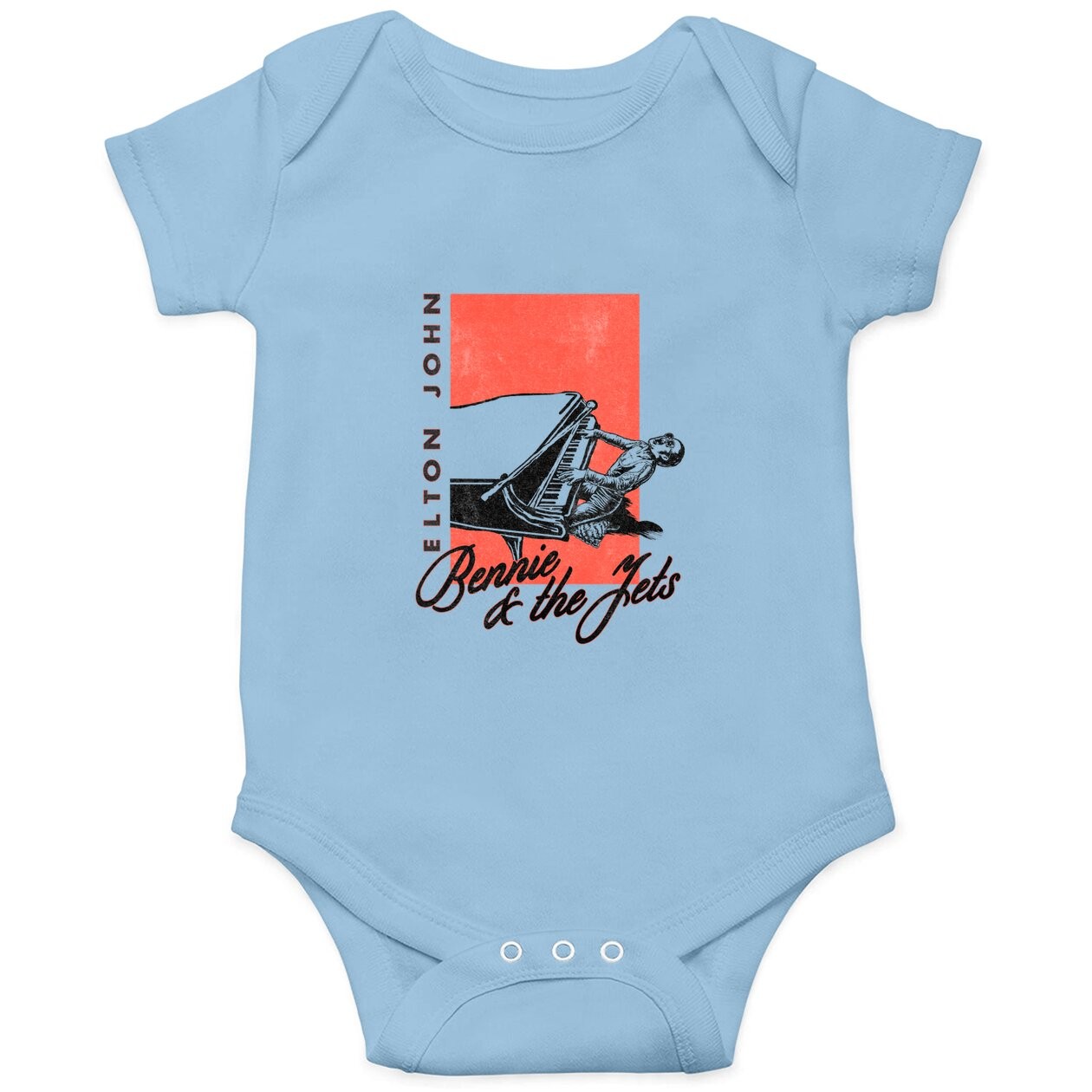 Elton John Bennie And The Jets Baby Bodysuit