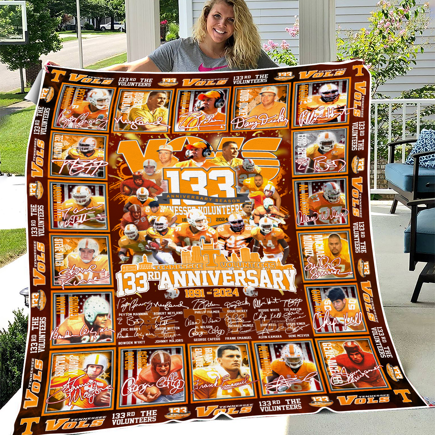 The Volunteers 133rd Anniversary 1891-2024 Blanket