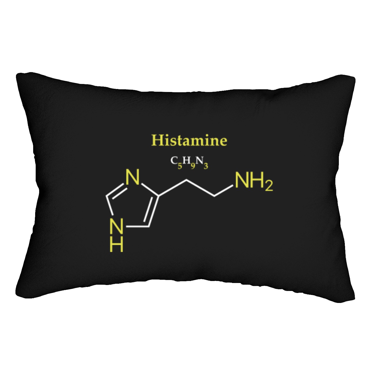 Histamine Molecule Original Concept Lumbar Pillows