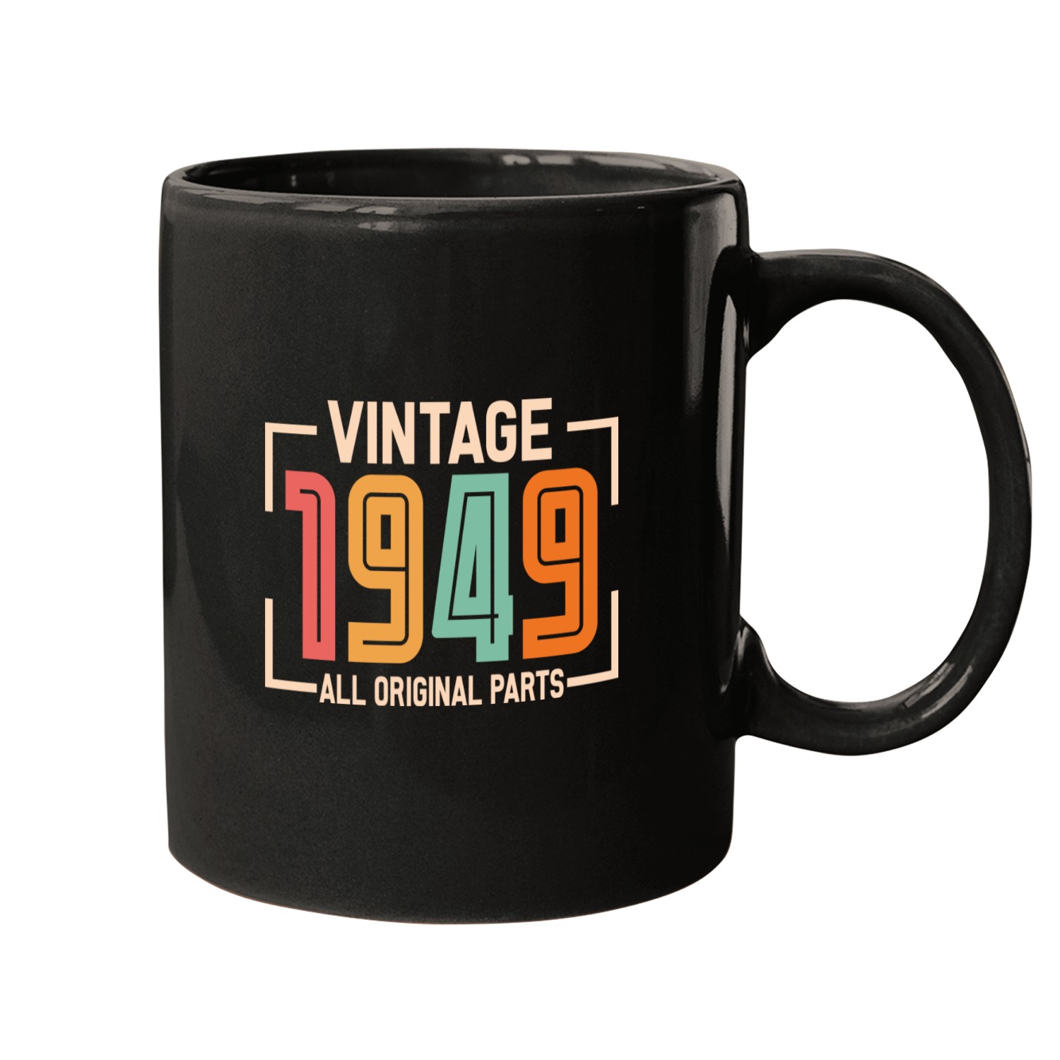Vintage 1949 All Original Parts Mugs