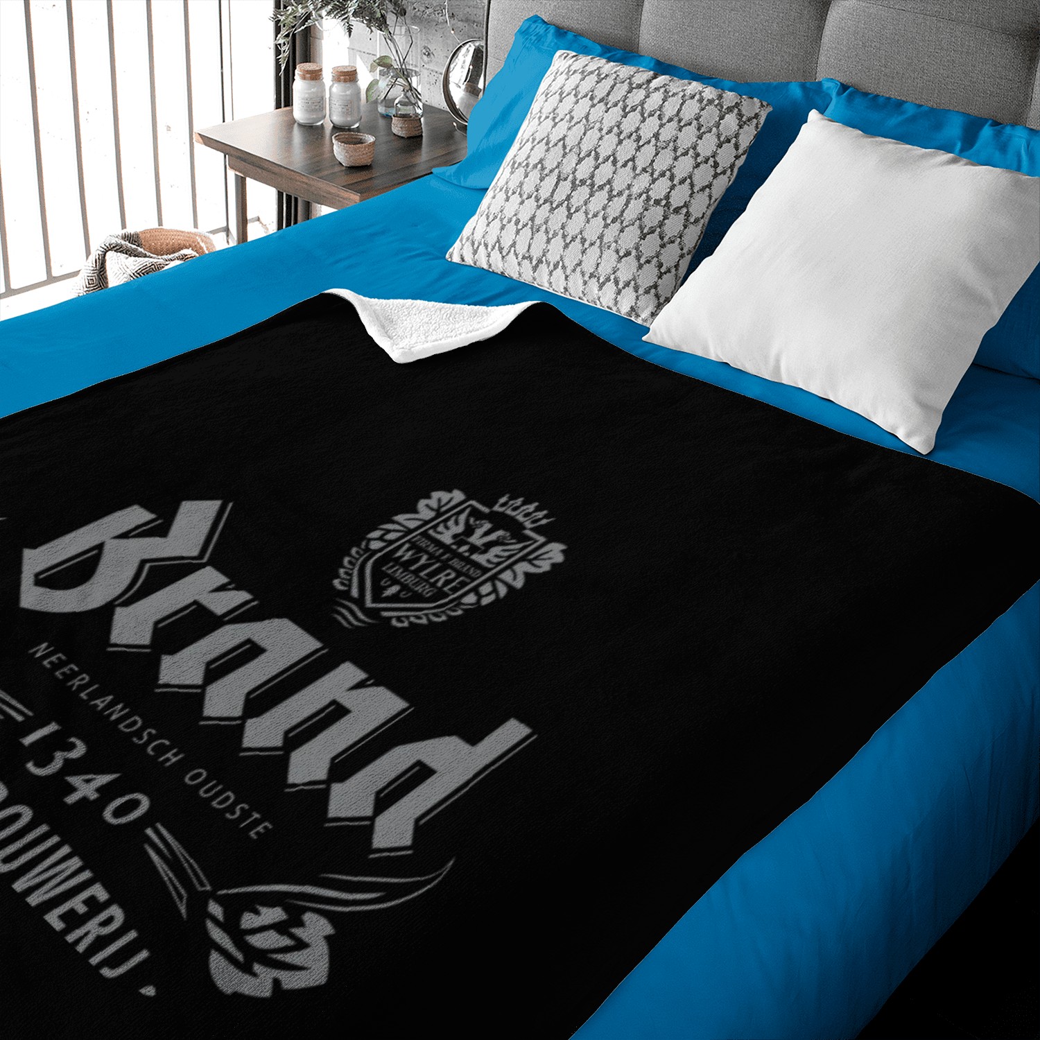 Brewery Logo Baby Blankets