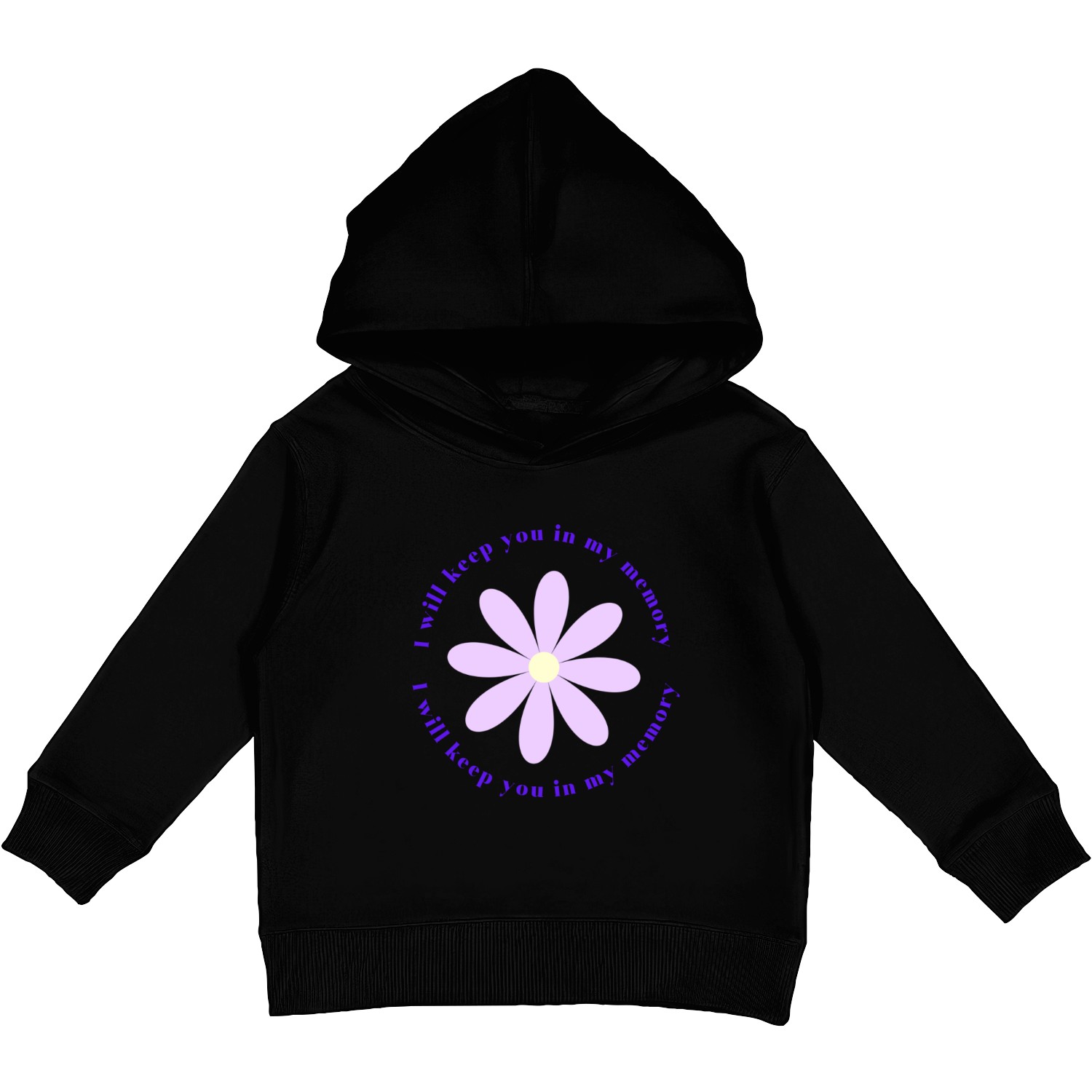 I will keep you in my memory Kids Pullover Hoodies