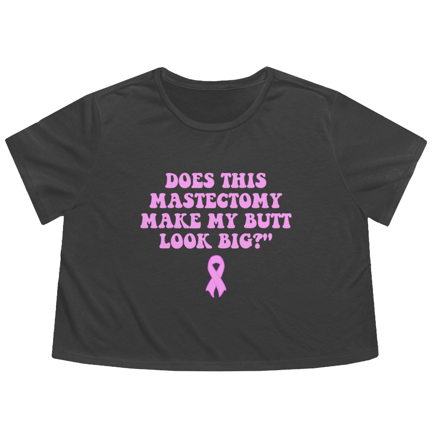 Does This Mastectomy Make My Butt Look Big? Appare Flowy Cropped Tees