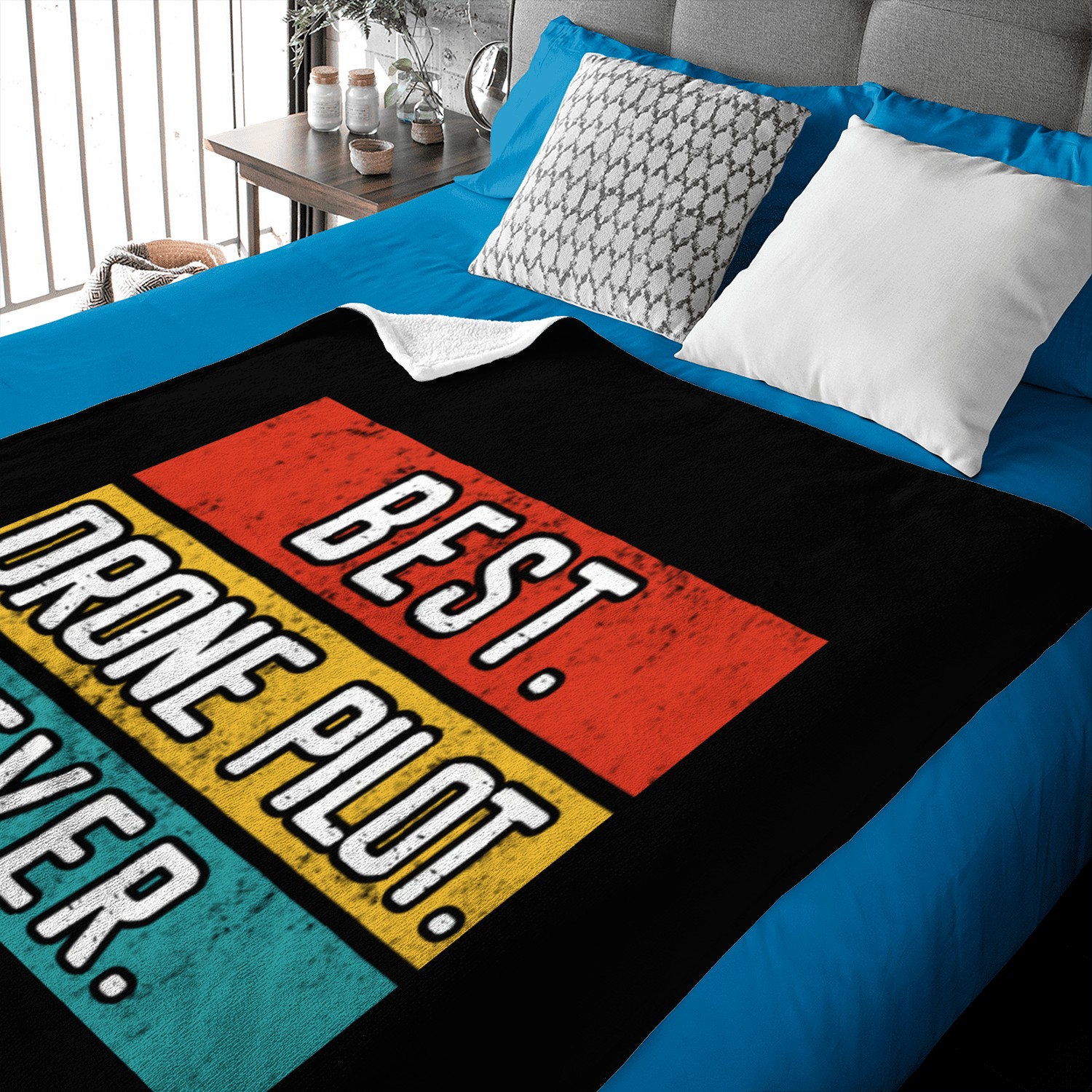 Best Drone Pilot Ever Baby Blankets