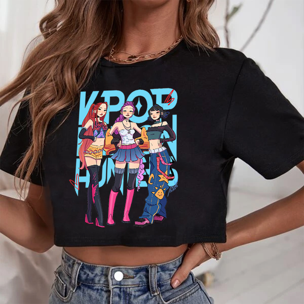 2025 Kpop Demon Hunters Women's Crop Top