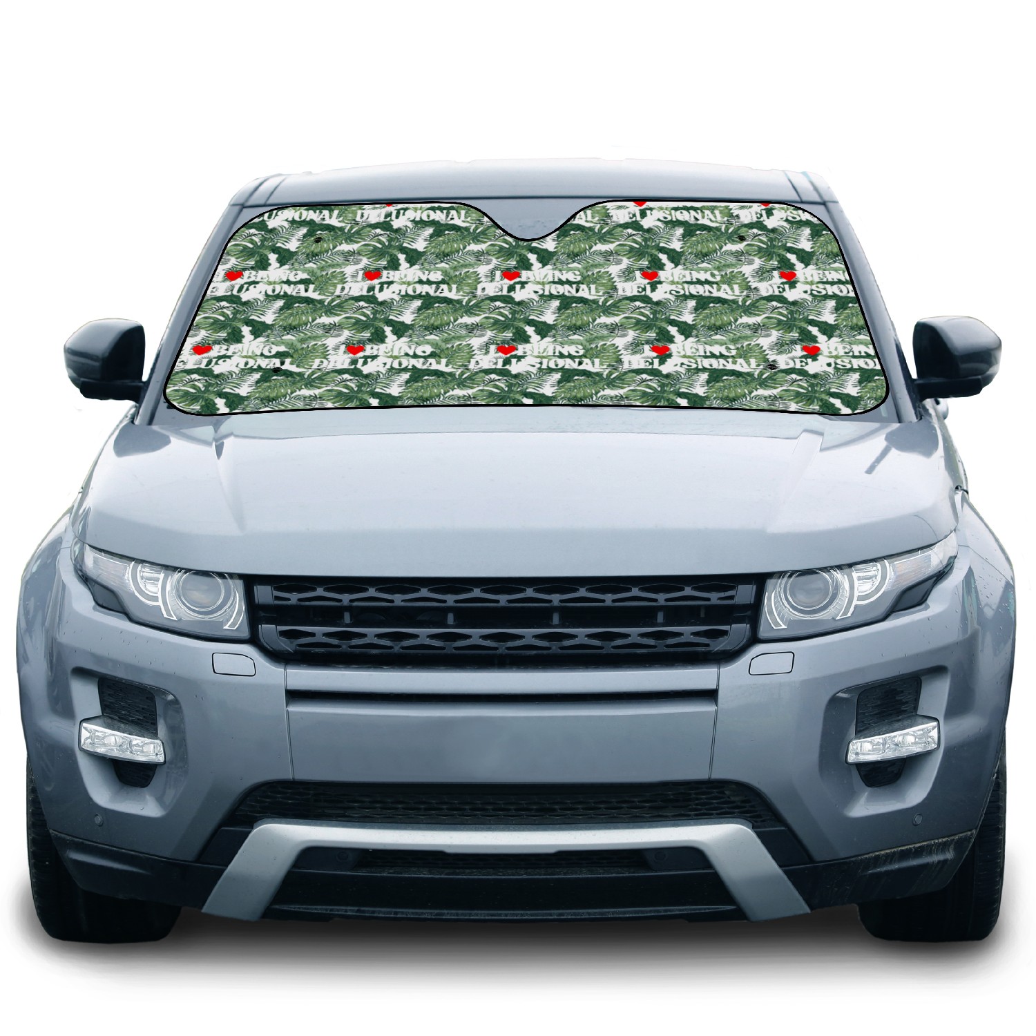 I Love Being Delusional Car Sun Shades