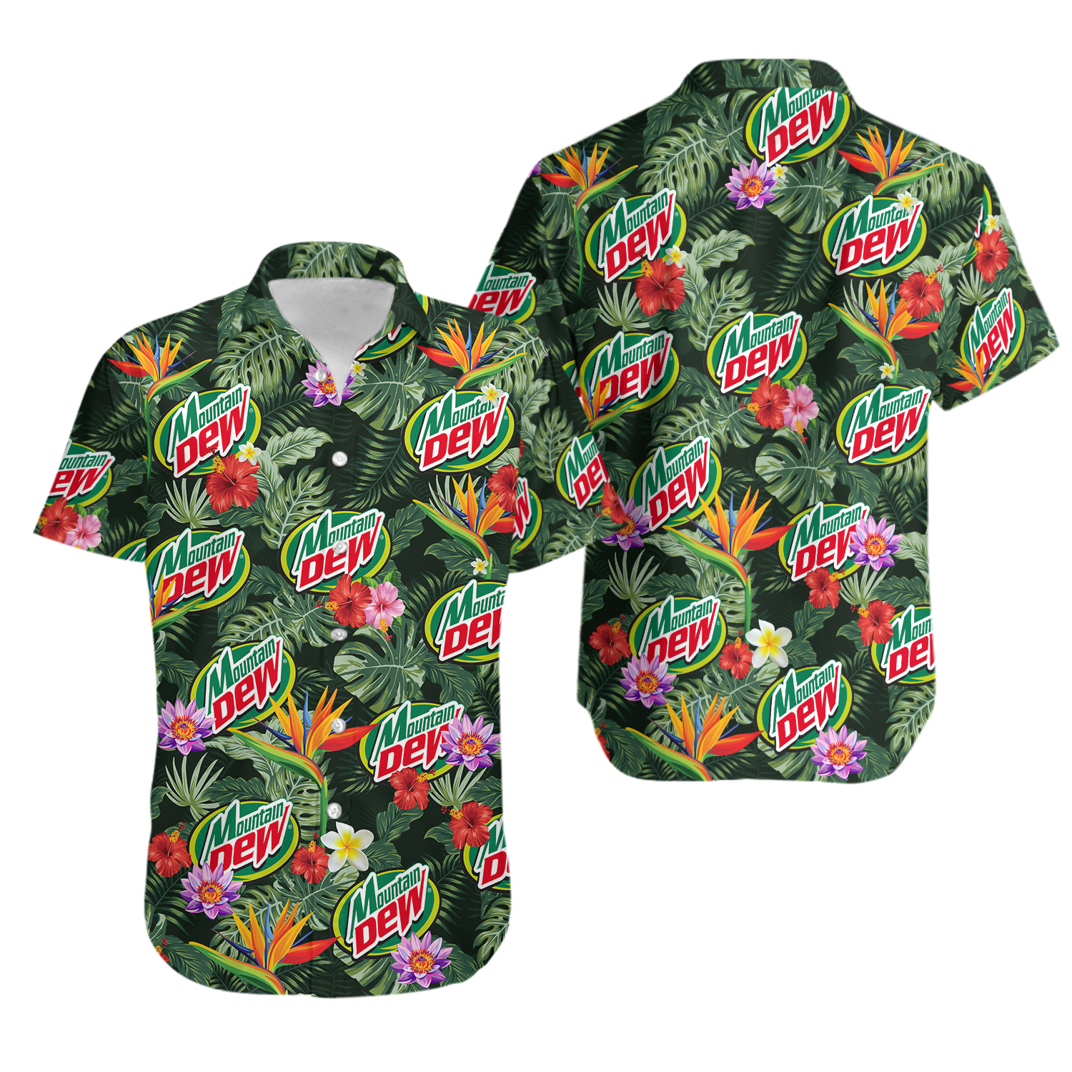 Mountain Dew Hawaiian Shirt, Mtn Dew Shirts