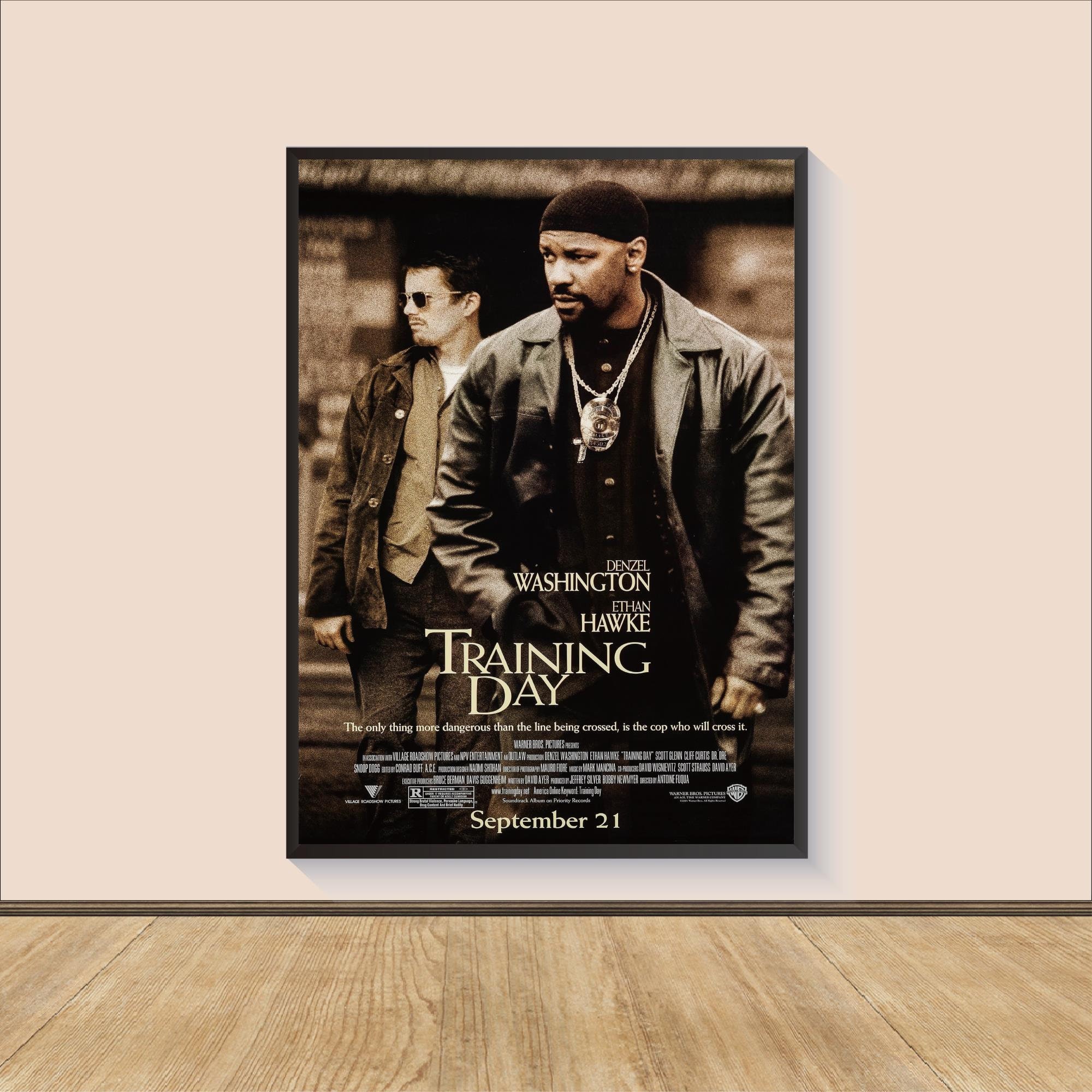 Training Day Movie Poster Print, Room Decor, Movie Art, Gifts for Him/Her, Movie Print, Art Print