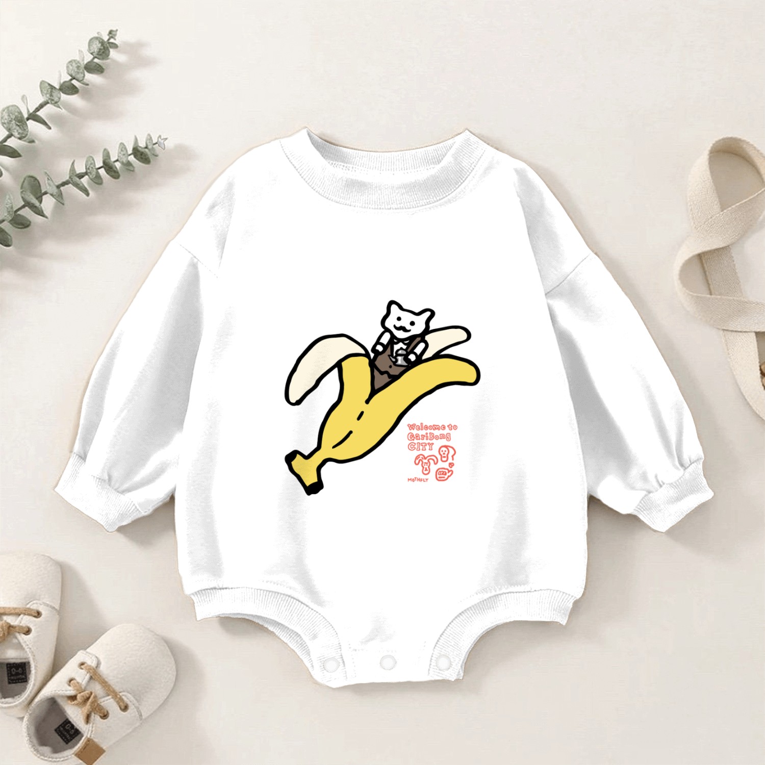 Bananyang - 043. Butler Baby Romper Sweatshirts