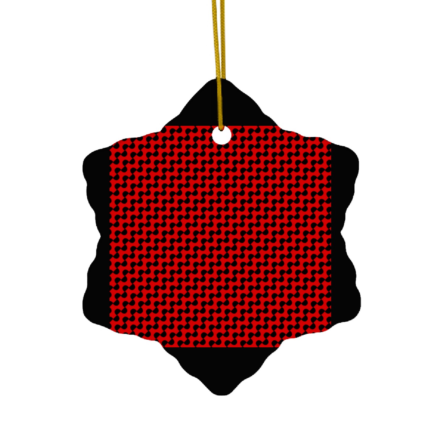 Seamless pattern_15 Ceramic Ornaments