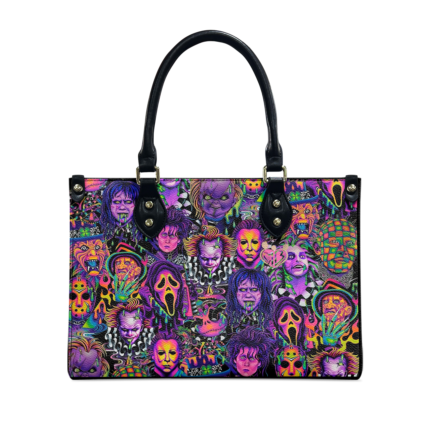 Horror Movie Characters Bags,Michael Myers Handbag,Halloween Leather Handbag,Woman Shoulder Bag,Crossbody Bag,Halloween Gift,Movie handbag