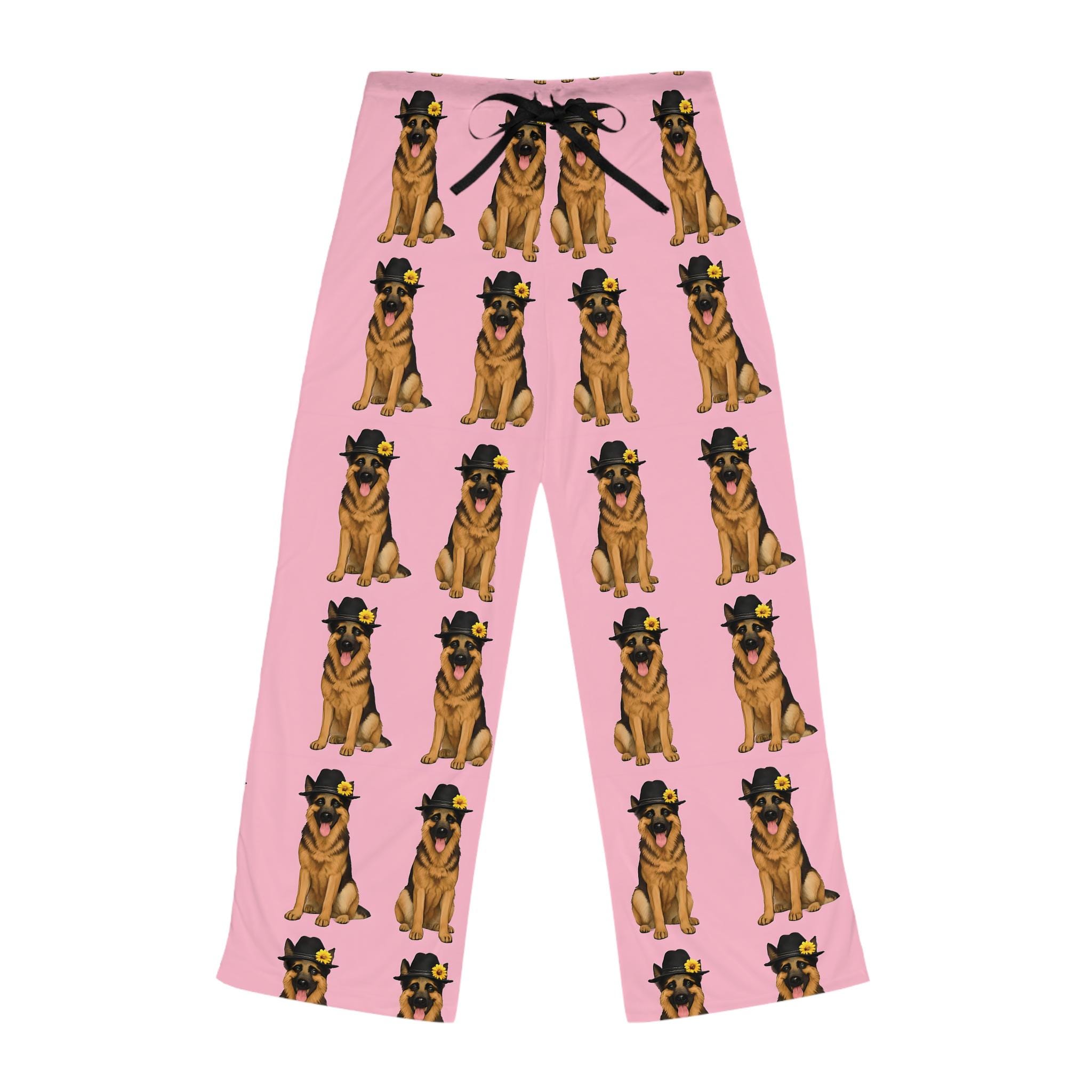 Dog Lover Pajama Pants: Fun Pink Print, Women's Cozy Loungewear