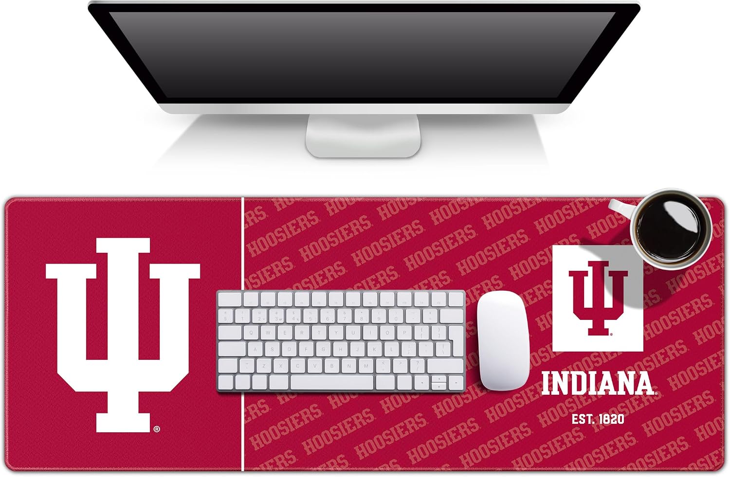 NCAA Indiana Hoosiers Logo Series Desk Pad SMU