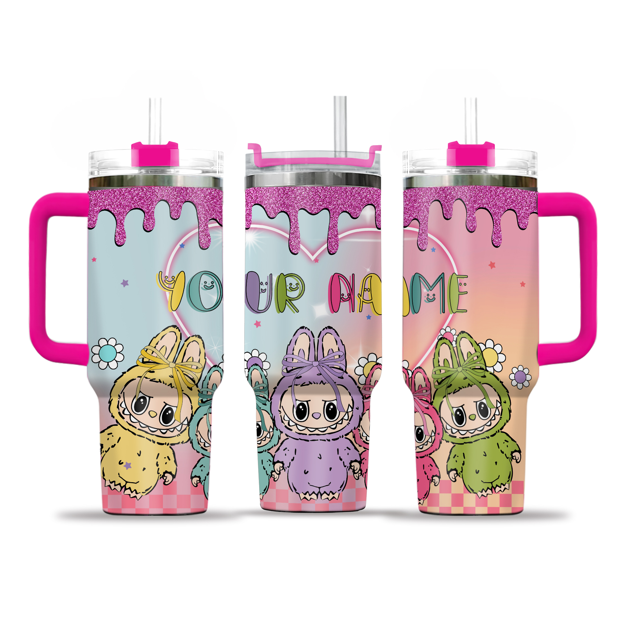 Personalized Funny Doll Catoon 40oz Tumbler , Catoon Tumbler For Fan, Catoon Tumbler Cup