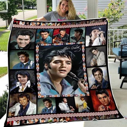 Elvis Presley Fleece Blanket | Christmas Gift | Gift Idea For Fans