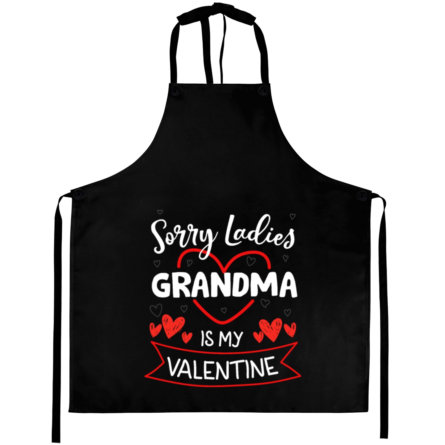 My Grandma Is My Valentine Grandma Kids Valentine Aprons