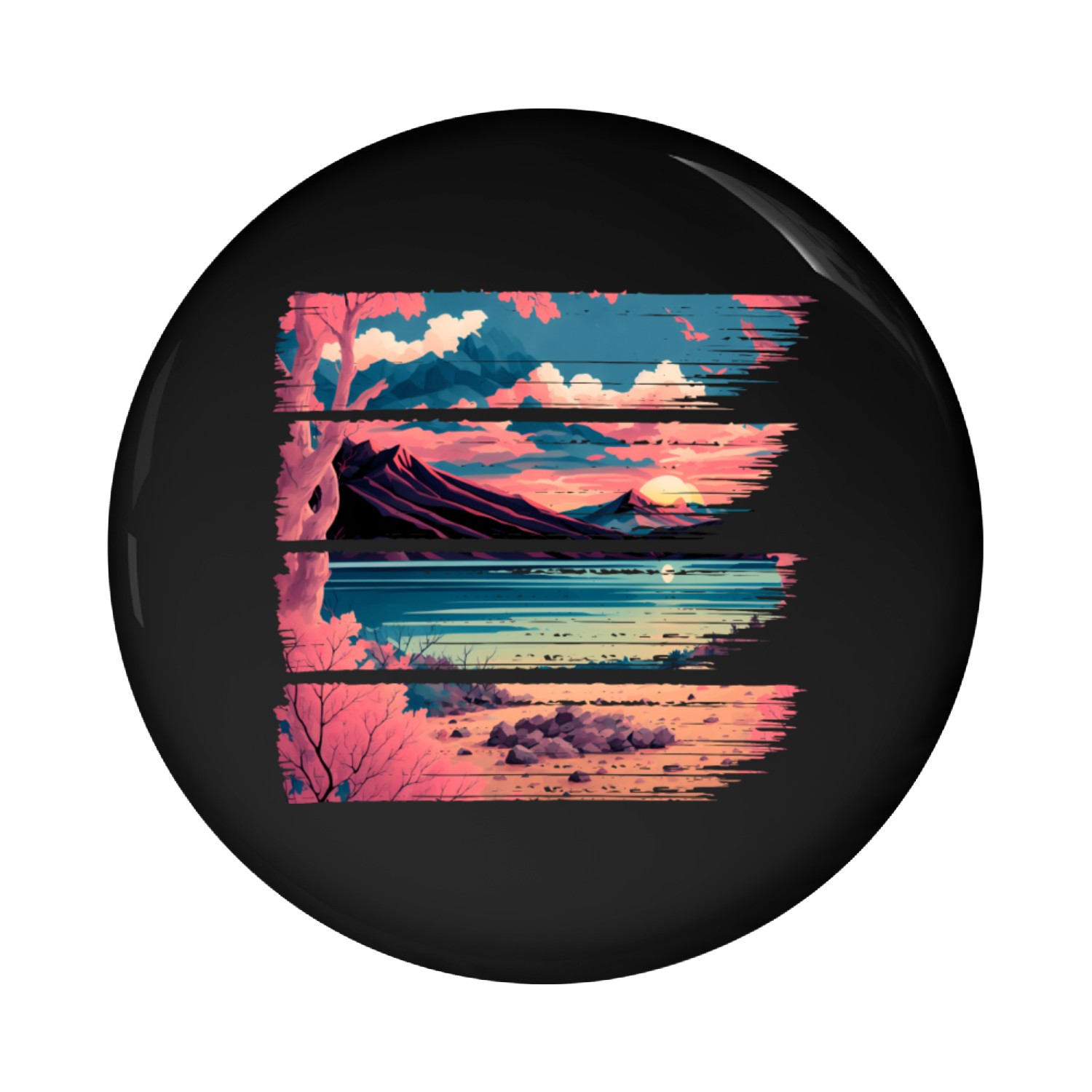 Nature in Colors Pin Buttons