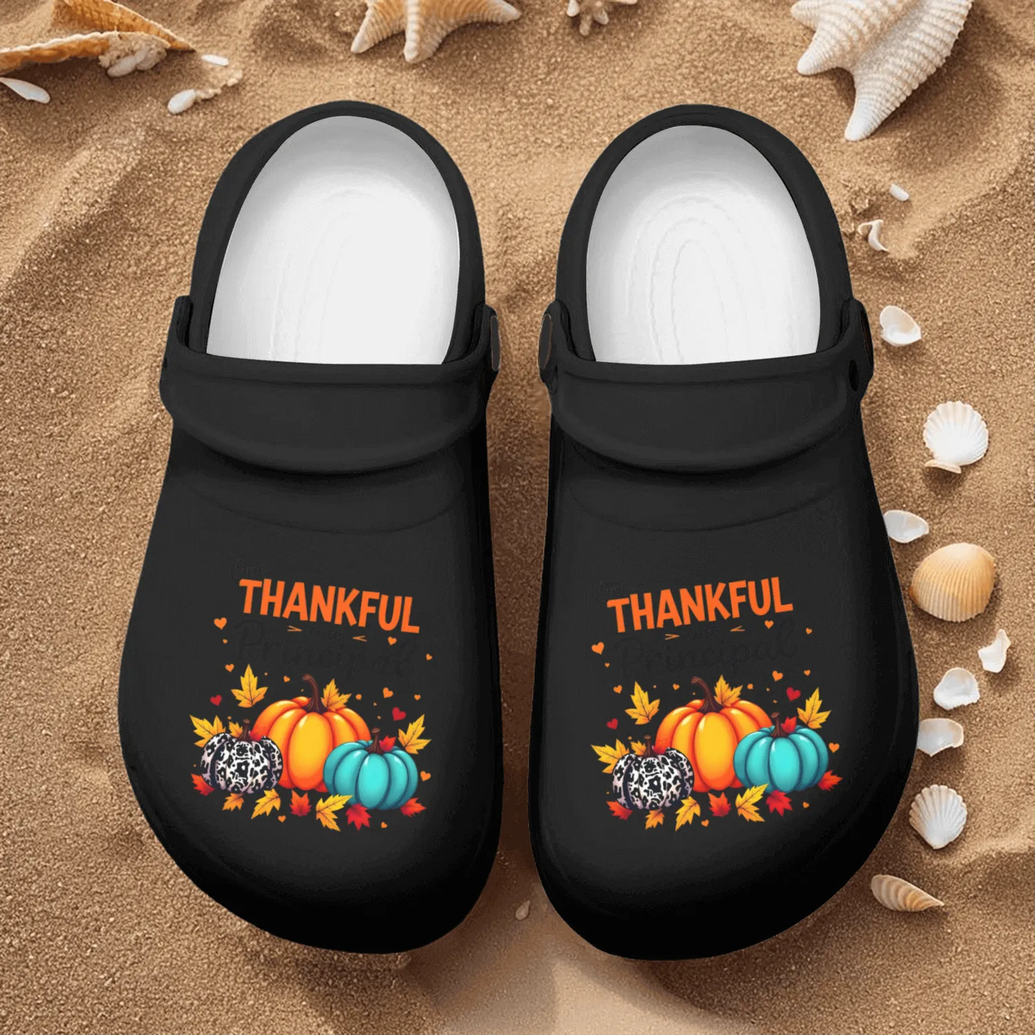 One Thankful Principal Thanksgiving Principal Fall Nurse Clogs