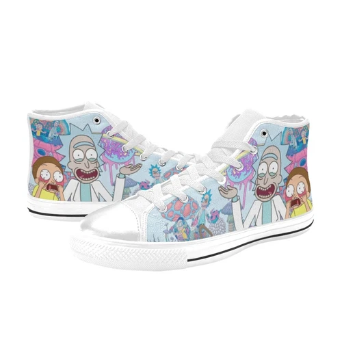 Rick & Rickandmorty High Top Canvas Shoes