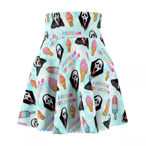 I Scream You Scream Women's Skater Skirt