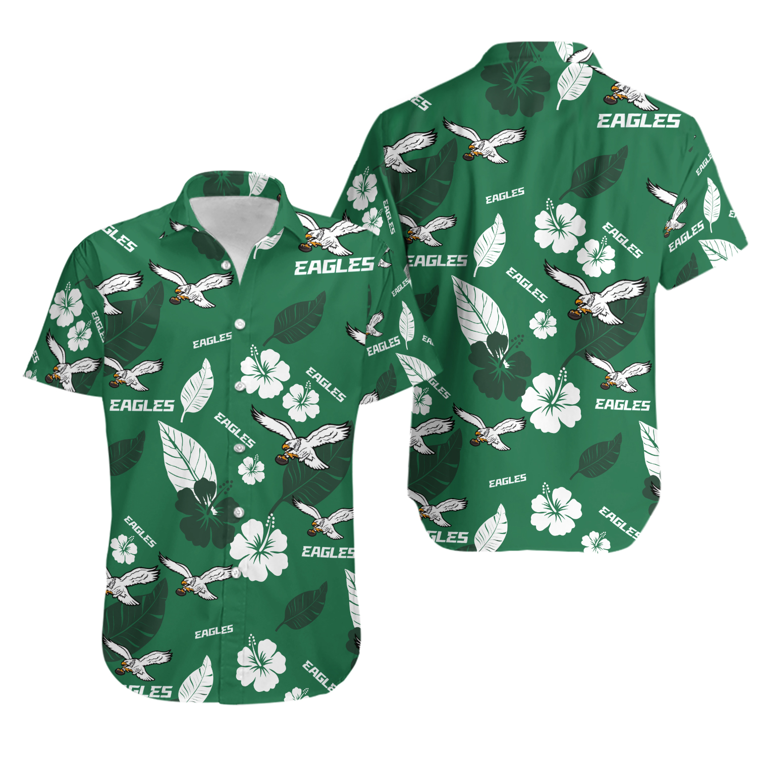 Philadelphias team eagles Hawaiian shirt, America football fan gifts