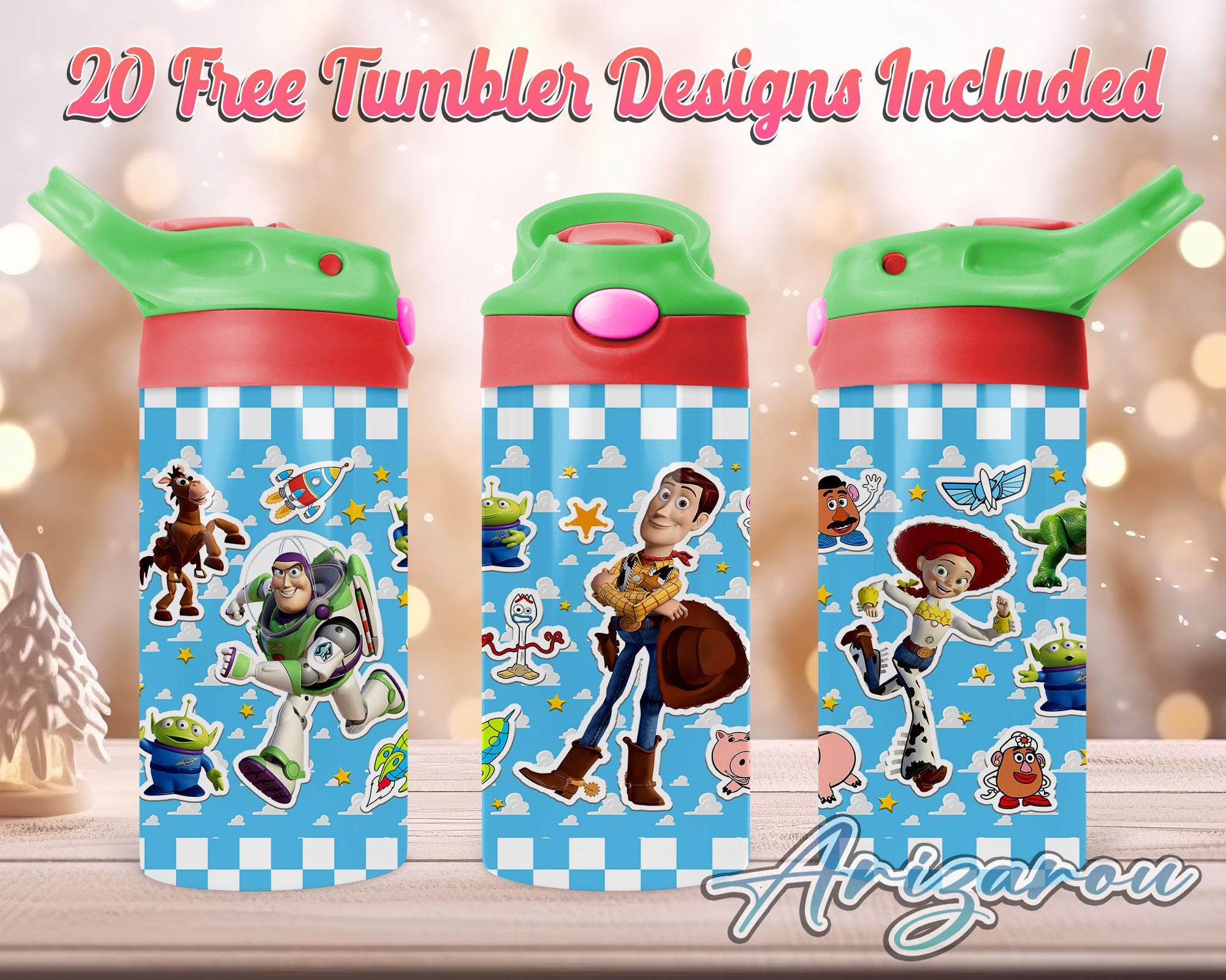 Princess Cartoon 12oz Kids Flip Top Sippy Cup, Princess 12oz Sippy cup Tumbler