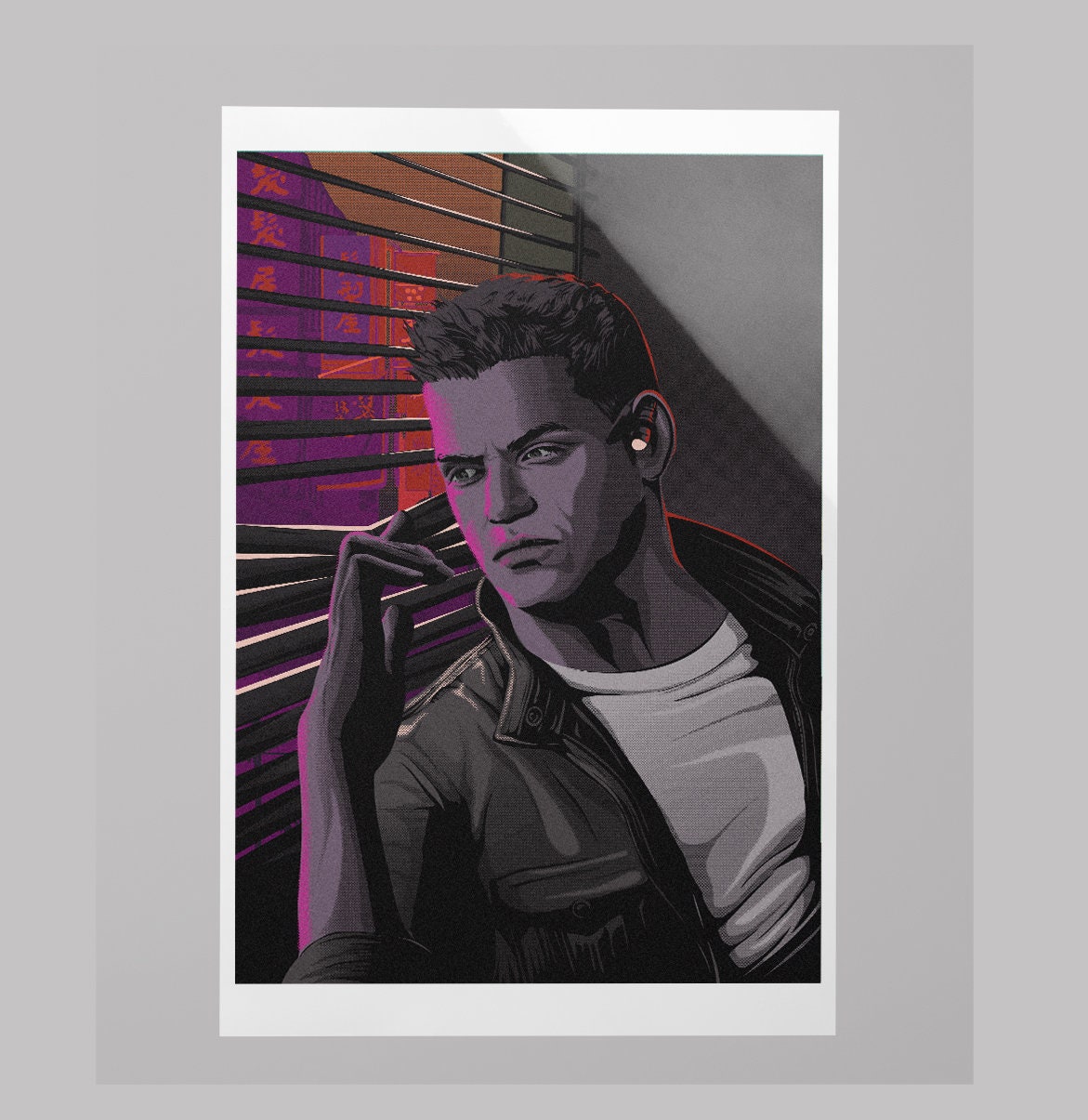 Piers Nivans from Resident Evil Unfamed poster, Available in 7 sizes poster, Gift for fan, Movie lover gift