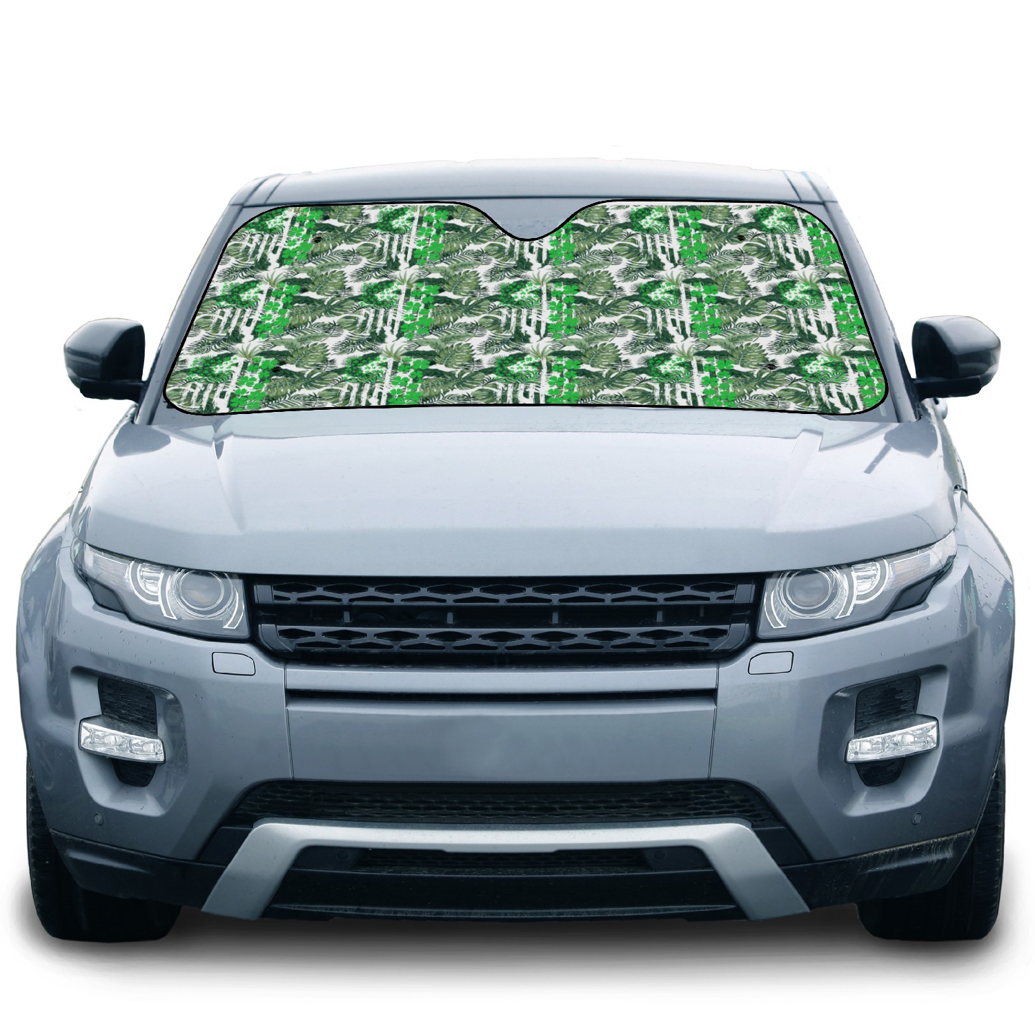 Shamrock St. Patricks Day American Flag Car Sun Shades