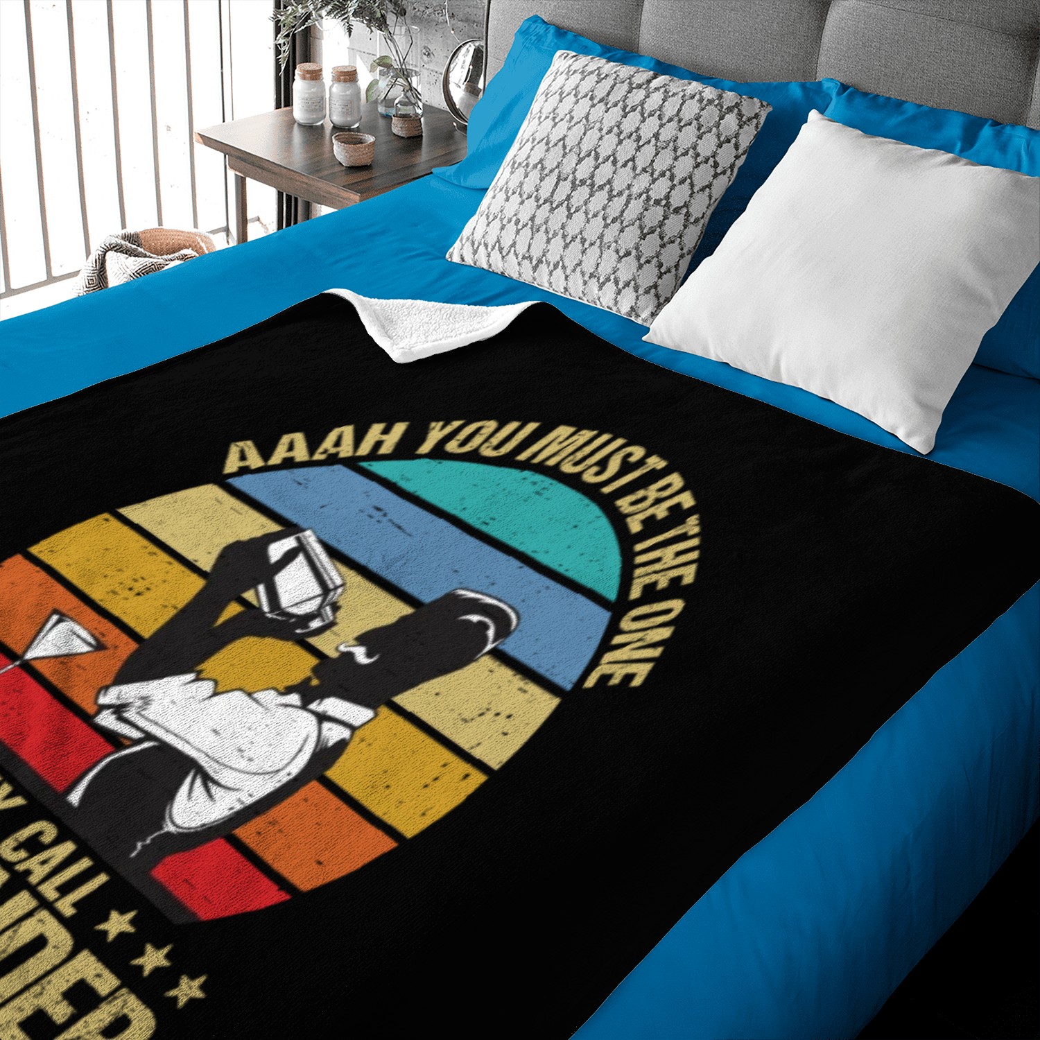Aaah You Must Be The One They Call Bartender Baby Blankets