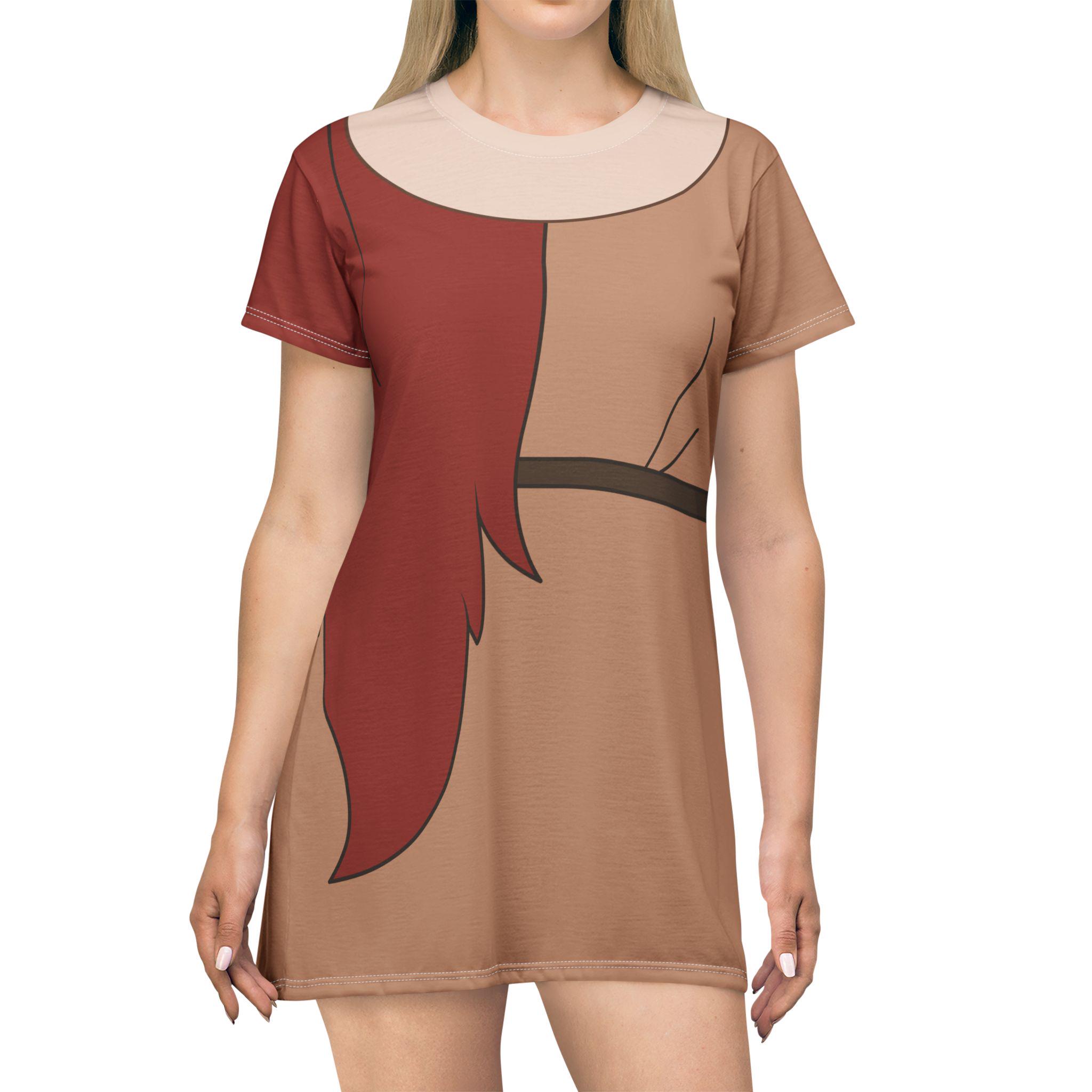 Tanana Short Sleeve Dress, Brother Bear Costume, Shaman Kenai Tribe Cosplay