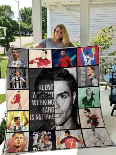 C R7 Quilt Blanket, Gift For fan Lovers