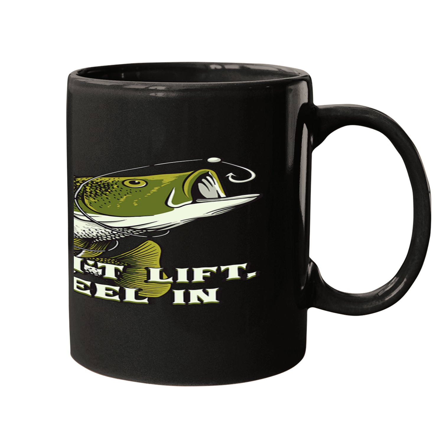 I Dont Lift I Reel In Savage Quote Hobby Quote Mugs