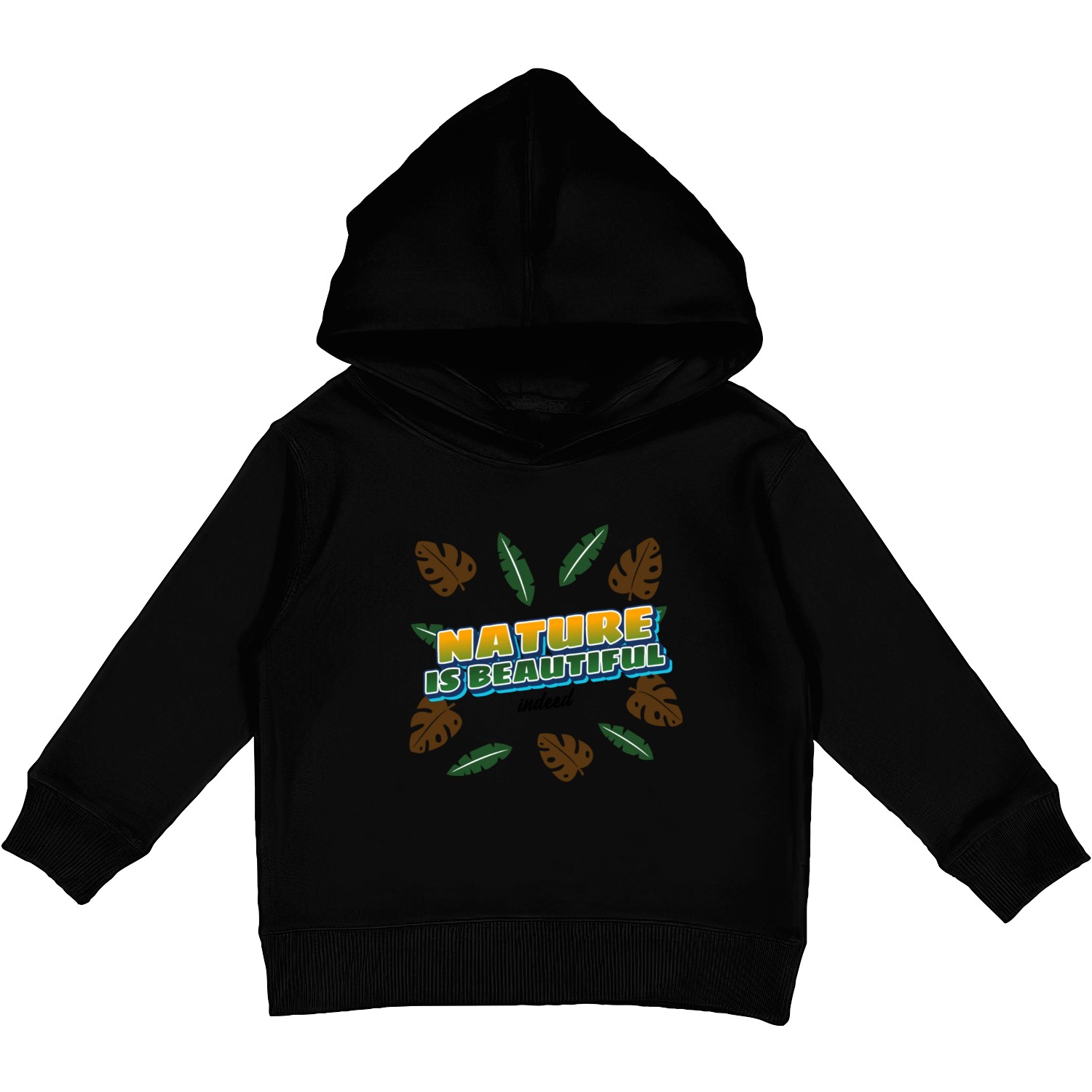 Nature Is Beautiful Kids Pullover Hoodies