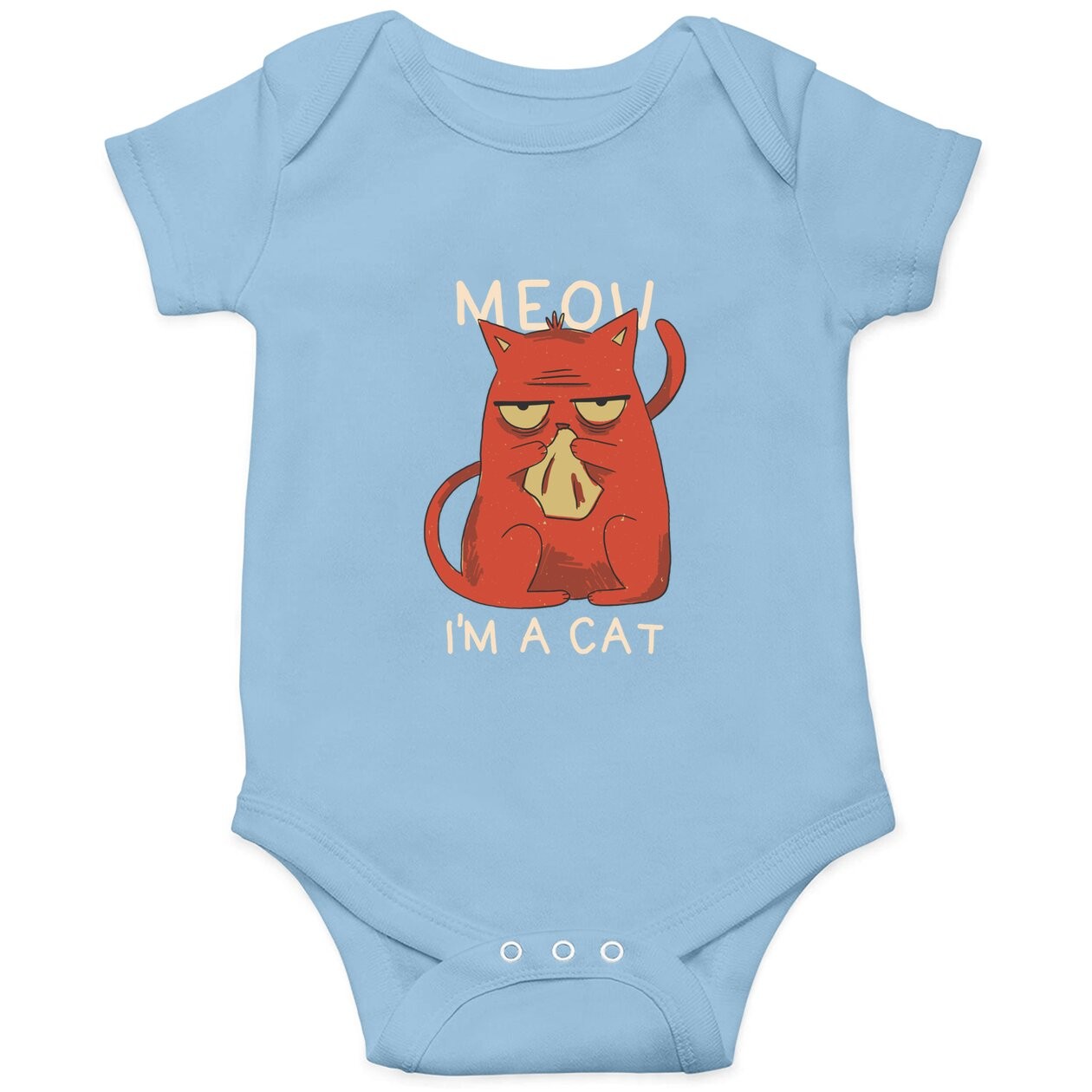 Meow I'm A Cat Baby Bodysuit