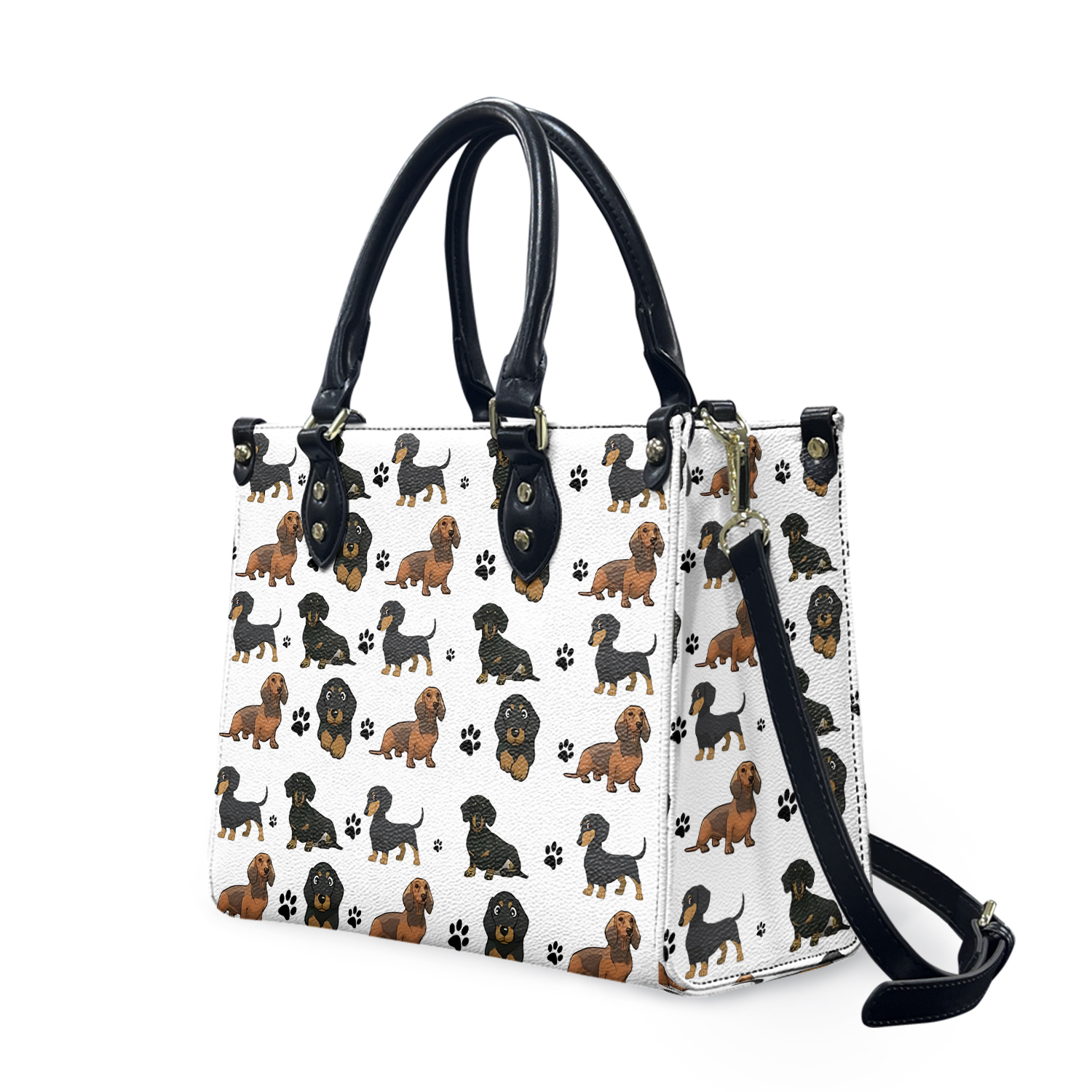 Dachshund Leather Bag Handbag,Dachshund Lovers Handbag,Dachshund Women Bags and Purses,Leather Bag,Christmas Gifts