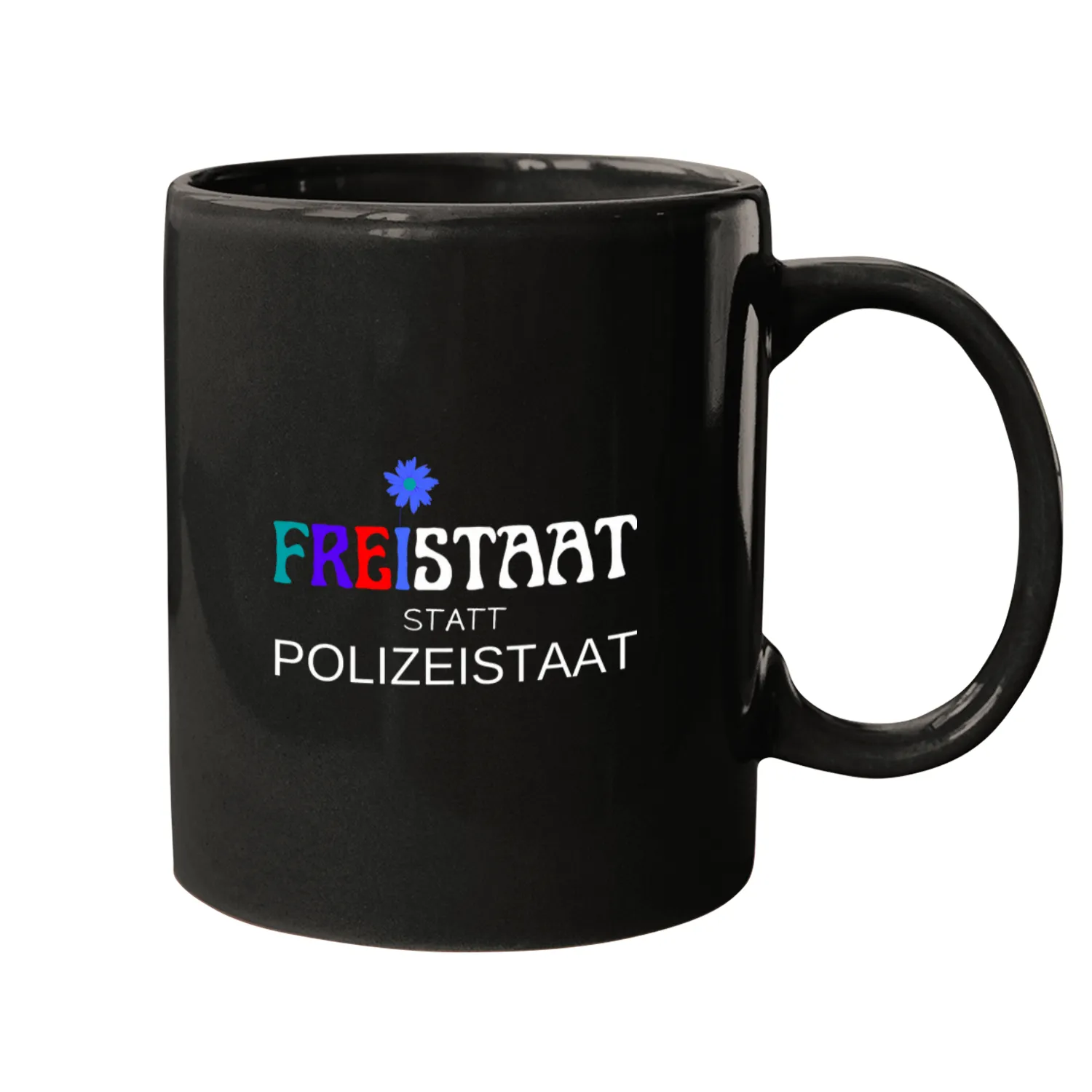 Freistaat instead of police state Protest Bayern Mugs
