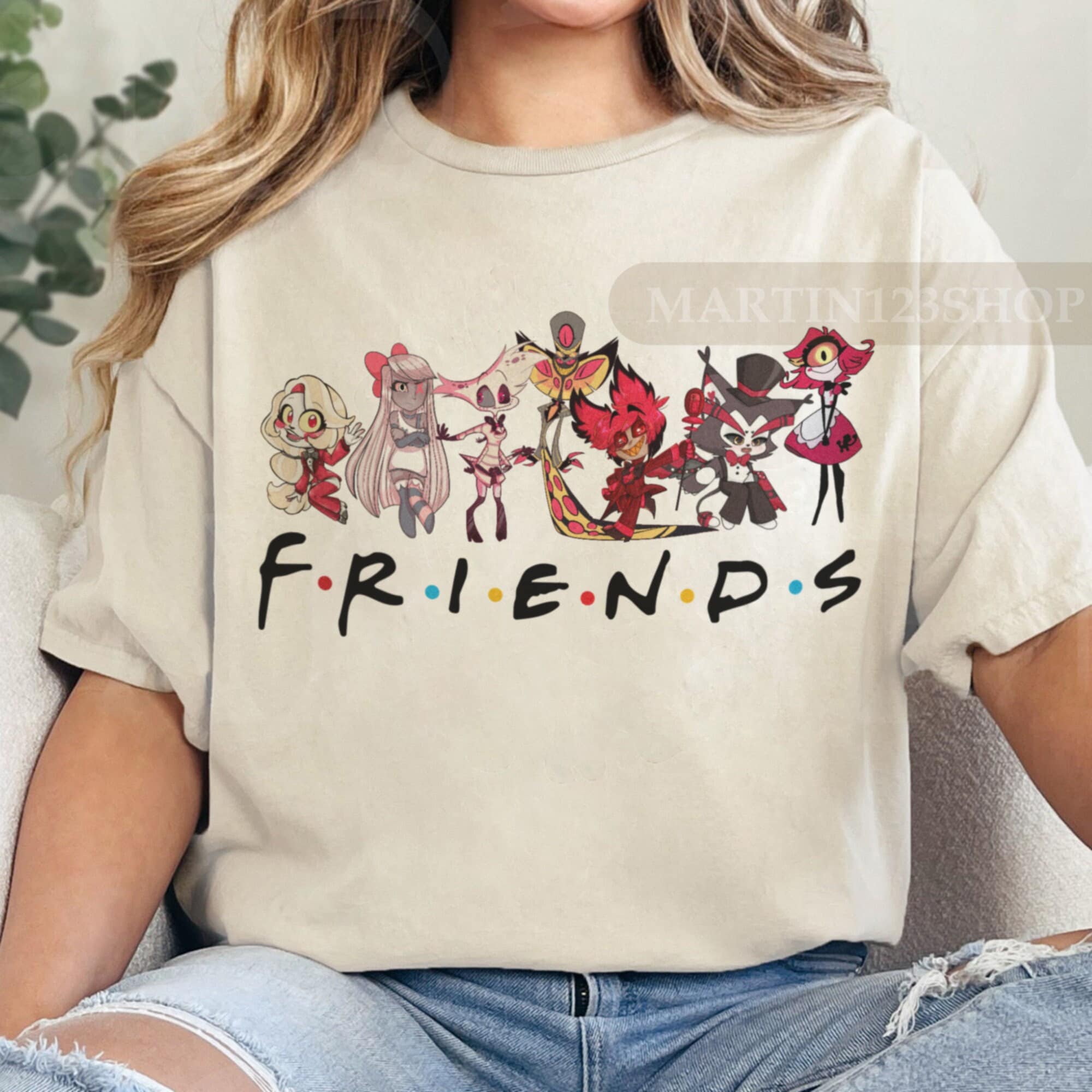 Hazbin Hotel Friend Comfort Colors Shirt, Hazbin Hotel