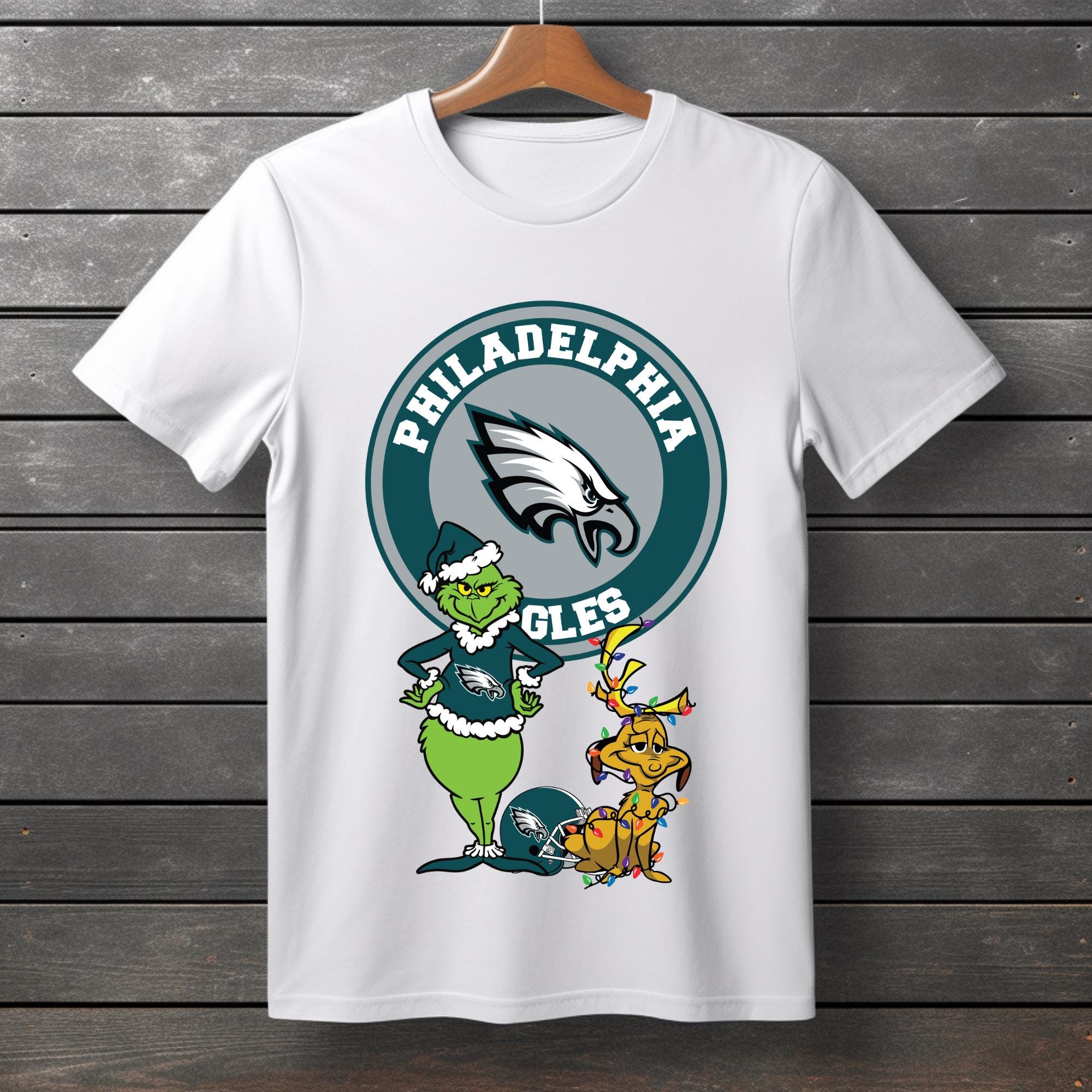 Philadelphia Eagles Christmas T-shirt | Football Lover Gift | Game Day Shirt