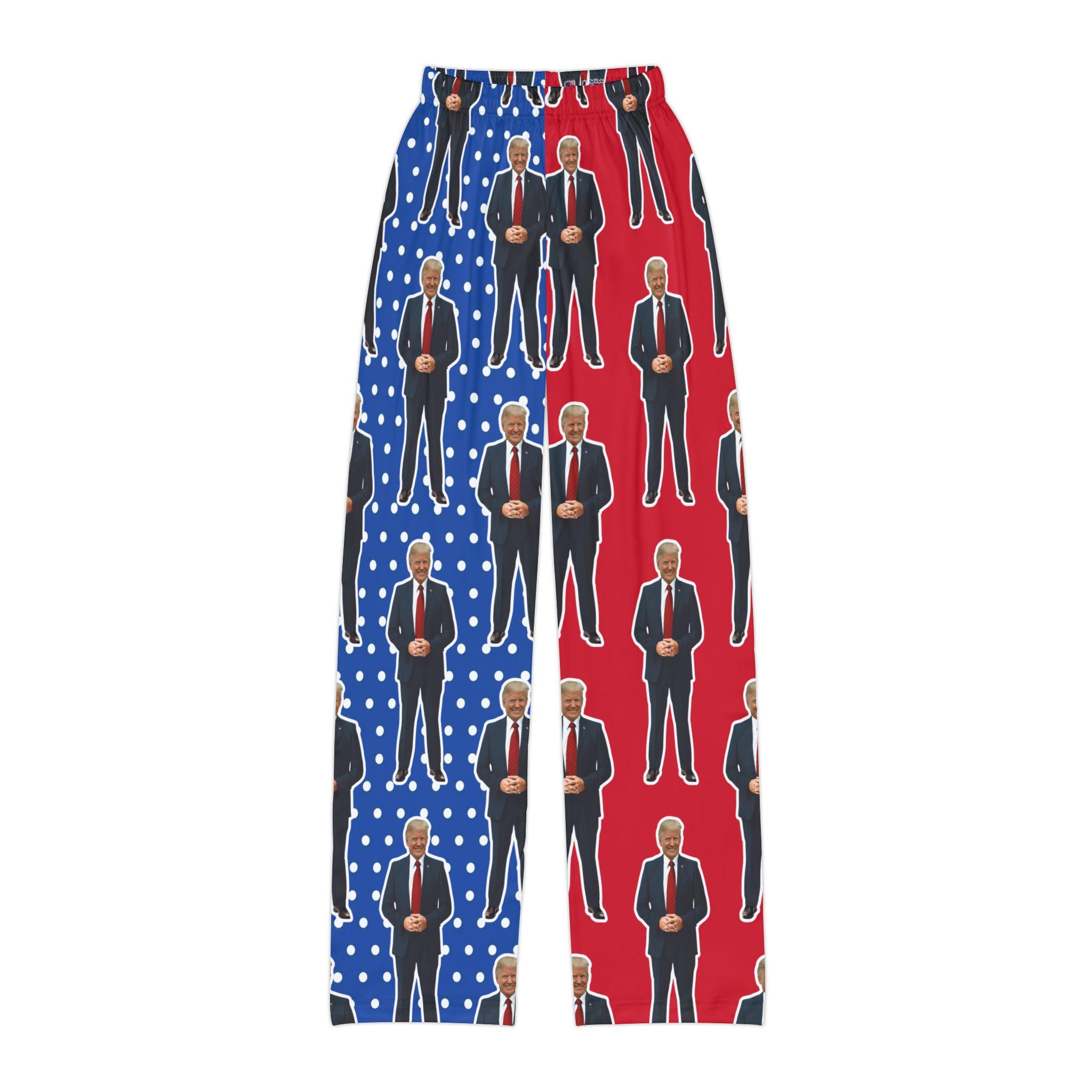 YOUTH Trump 2024, maga , make America great again, custom design, get a pair for everyone in the family , Pajama Pants