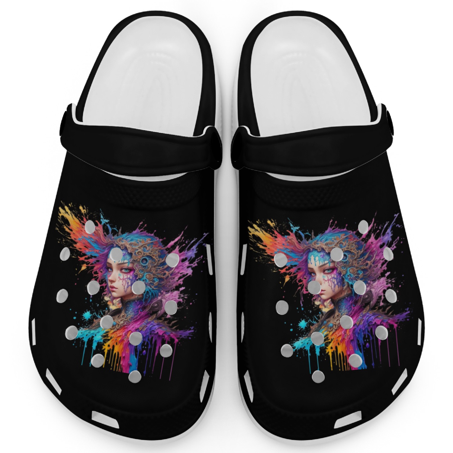 artistic explosion Clogs