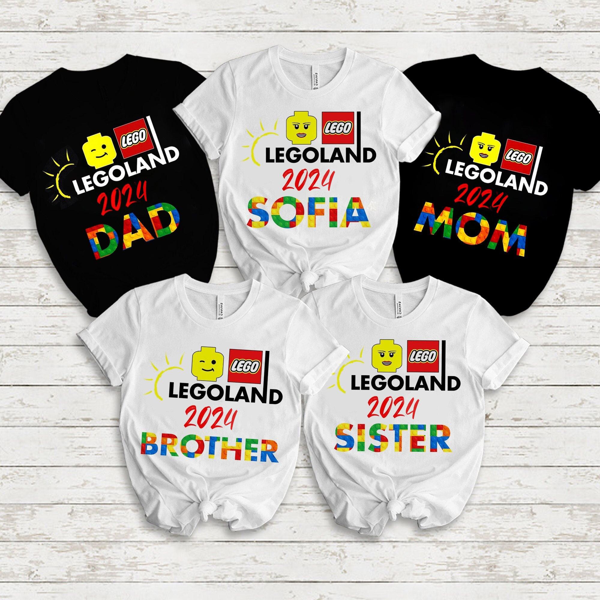 Legoland Matching Shirt, Custom Building Blocks Matching Shirt, Building Block Family Trip Shirt, Building Blocks Vacation Group Shirt