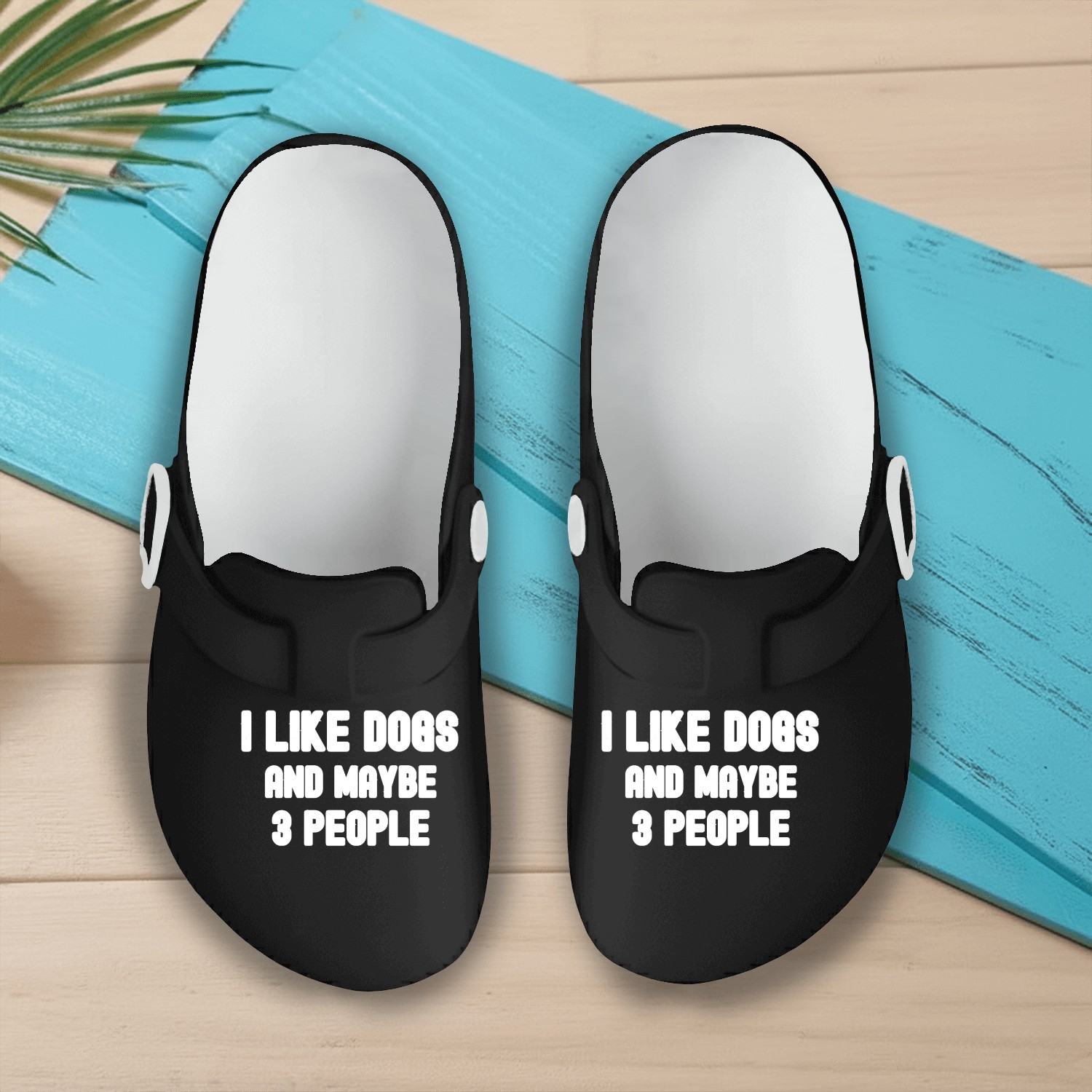 I Like Dogs and Maybe 3 People Slip On Clogs