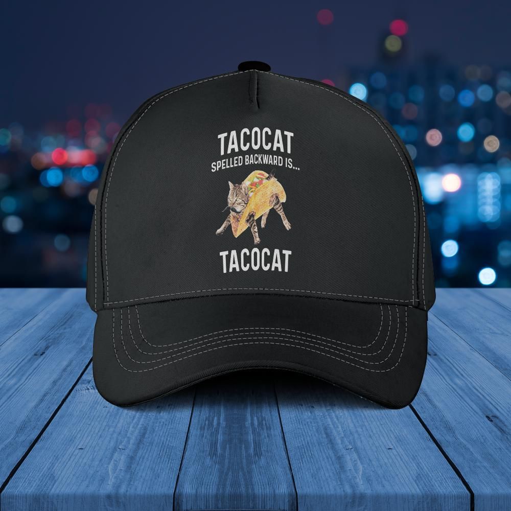 Tacocat Spelled Backward Is Tacocat Baseball Caps