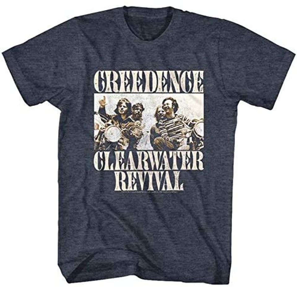 Creedence Clearwater Revival American Rock Band Bikes T Shirt